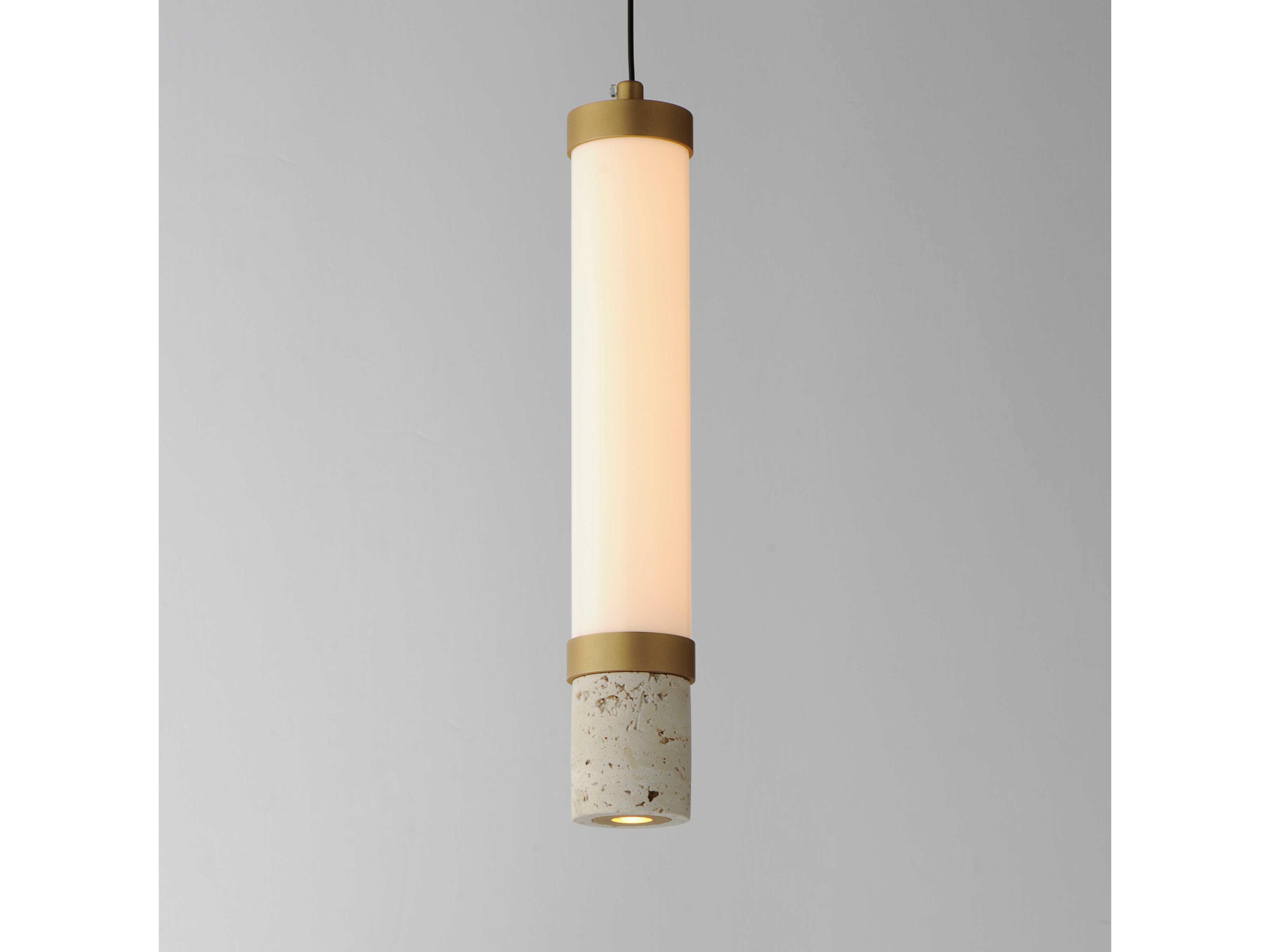 ET2 2-Light Gold Cylinder Mini Pendant