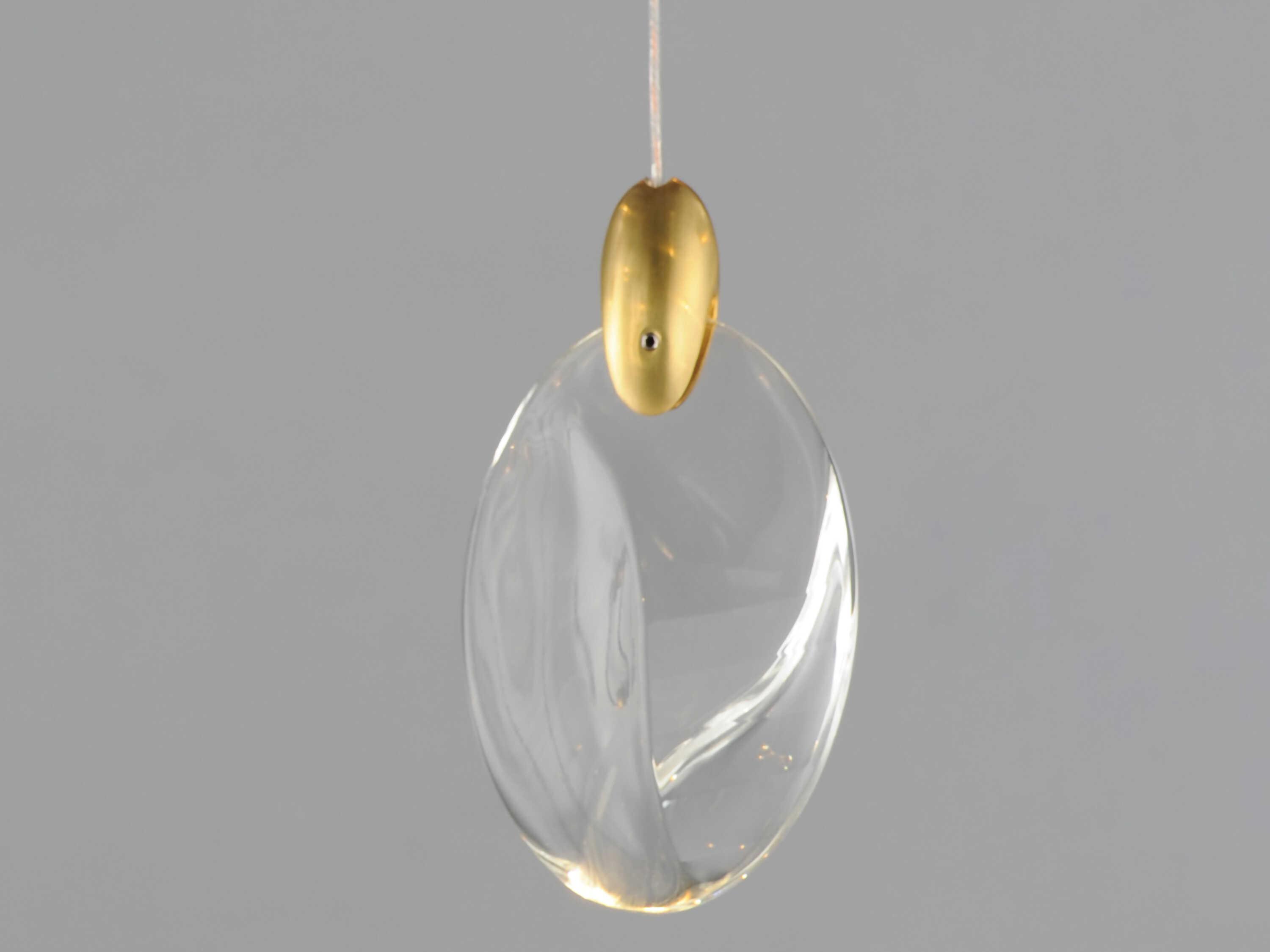 ET2 1-Light Black Polished Gold Mini Pendant