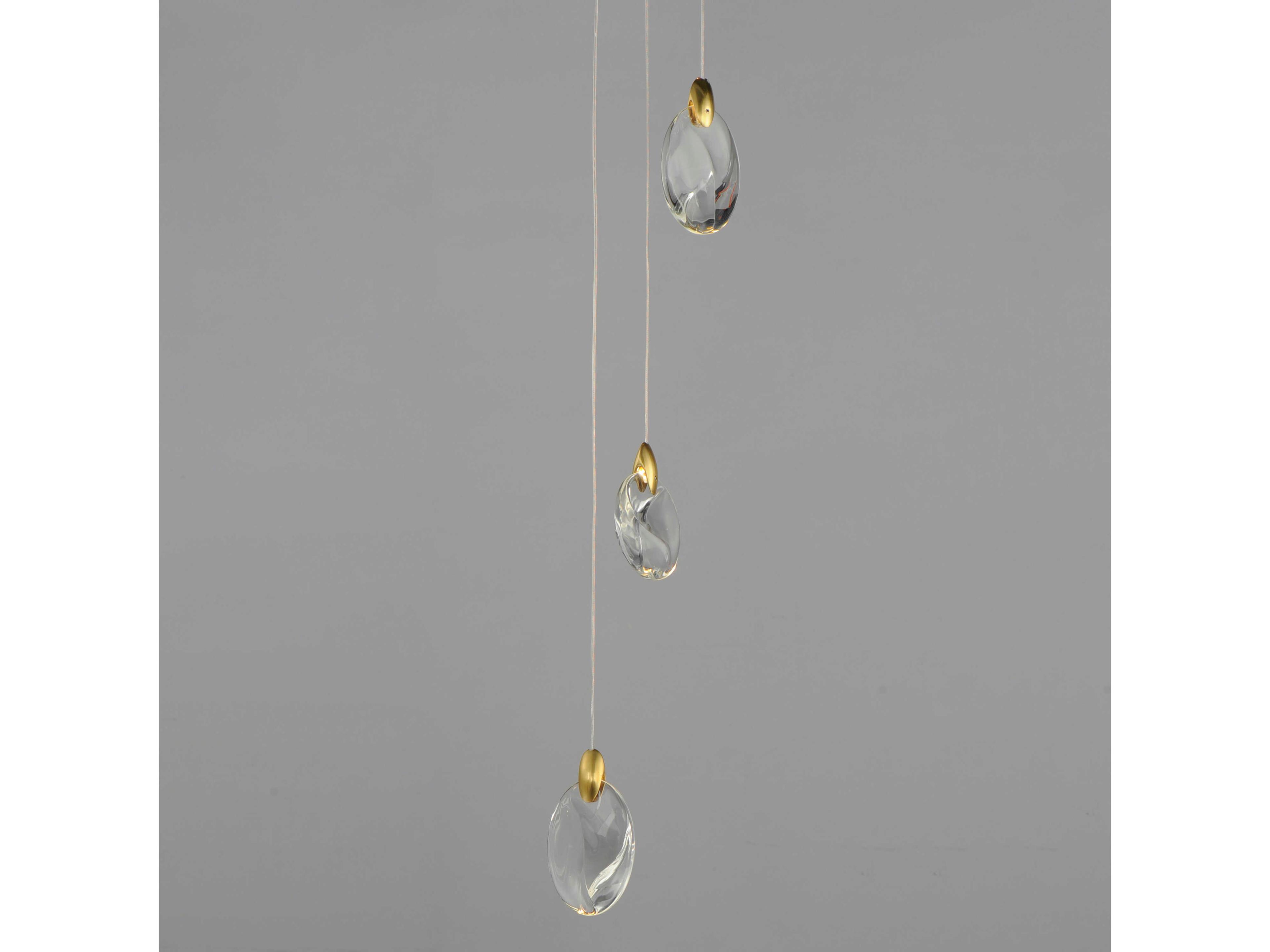 ET2 4-Light Black Polished Gold Mini Pendant