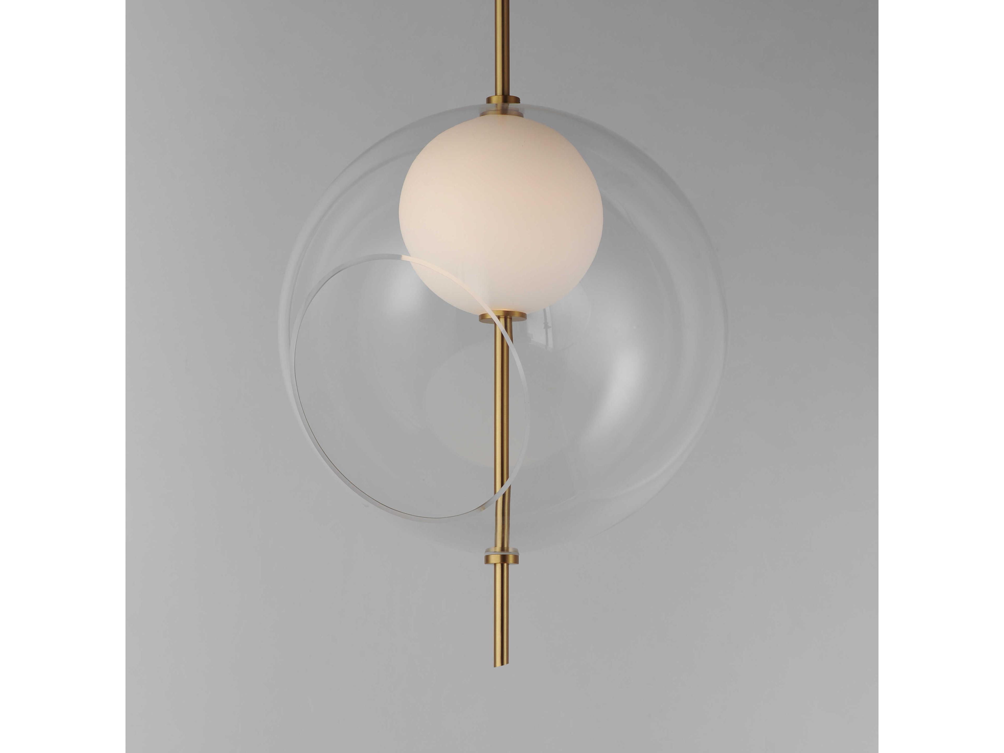 ET2 Martini 1-Light Natural Aged Brass Globe Pendant
