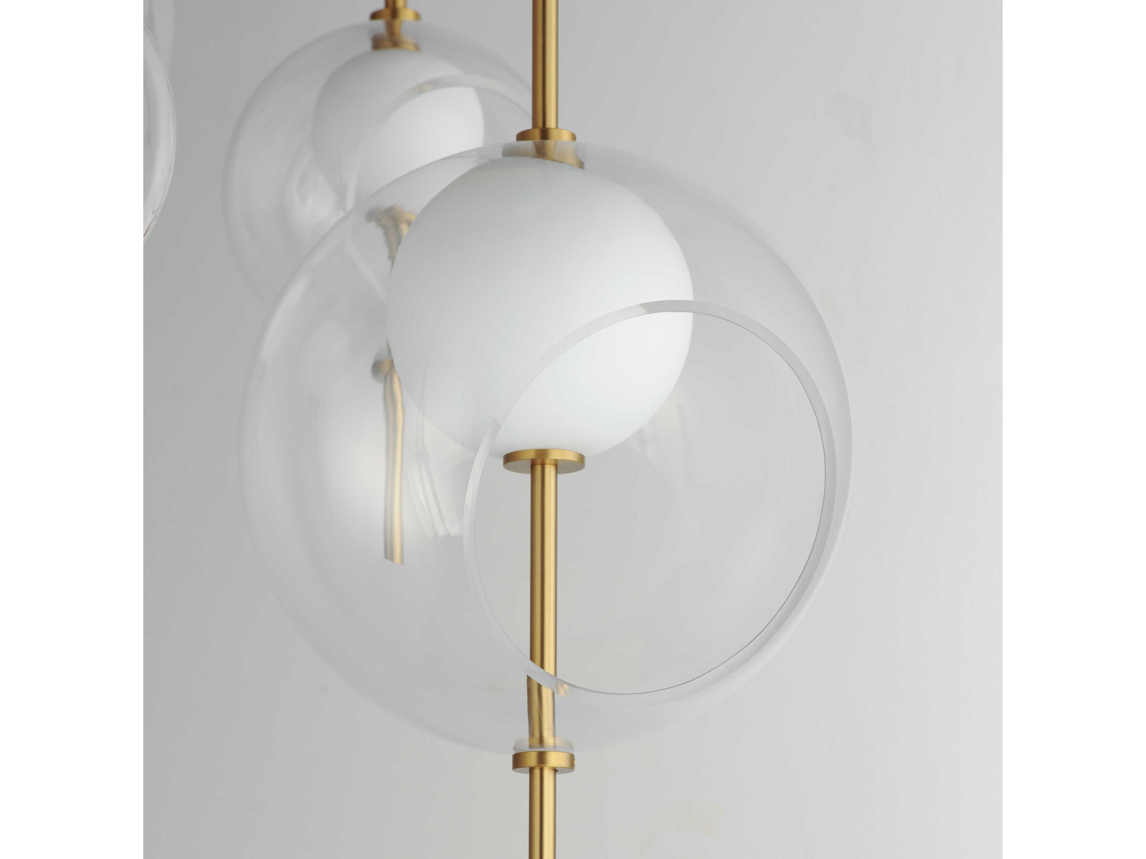 ET2 Martini 4-Light Natural Aged Brass Globe Pendant