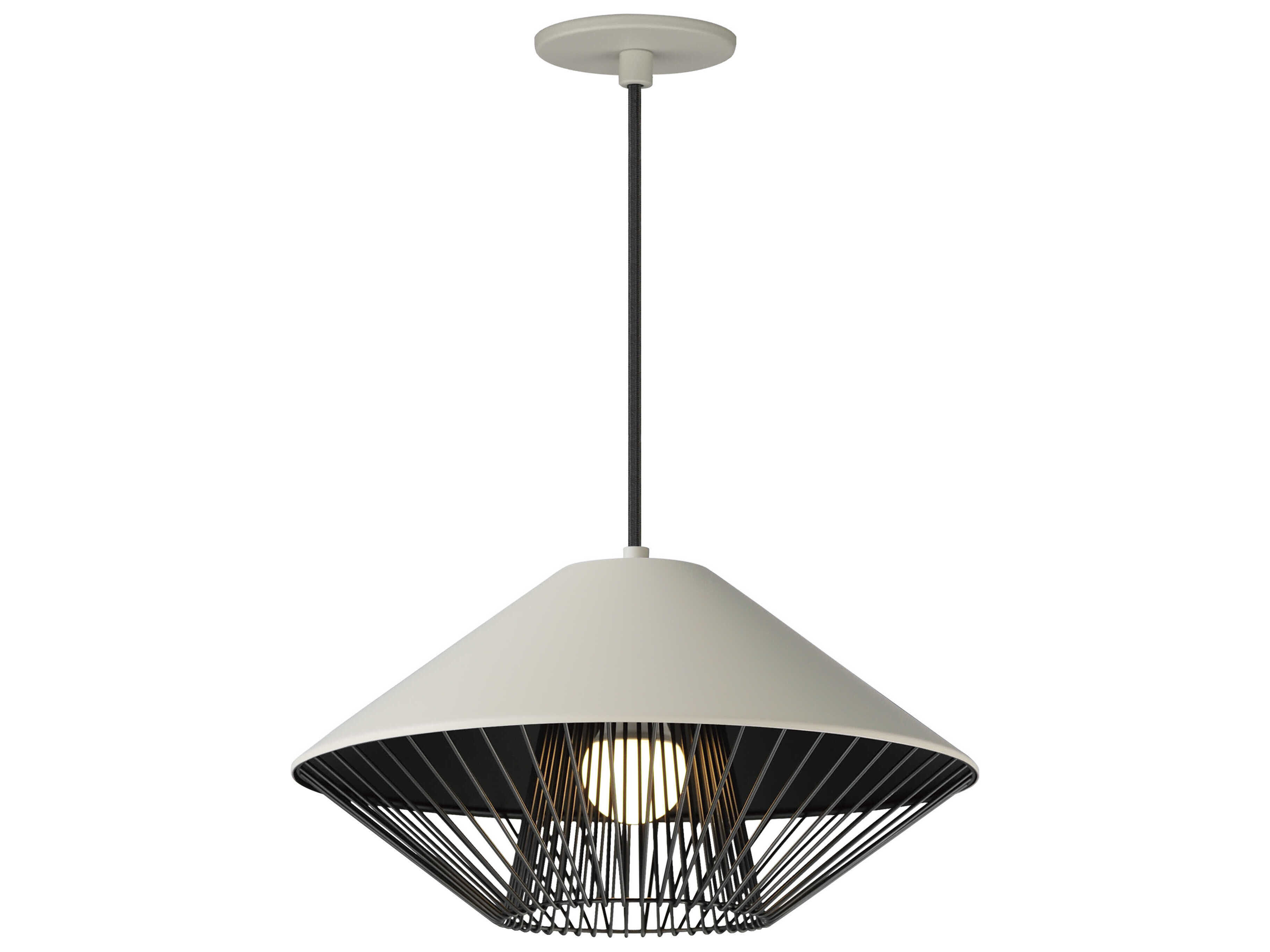 ET2 Phoenix 1-Light Gray Black Pendant