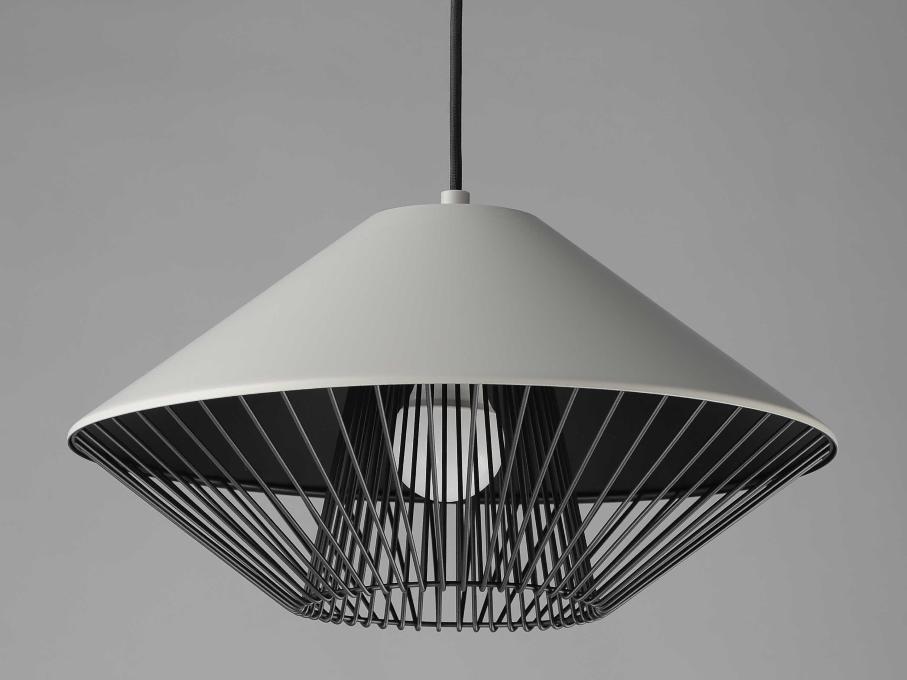 ET2 Phoenix 1-Light Gray Black Pendant