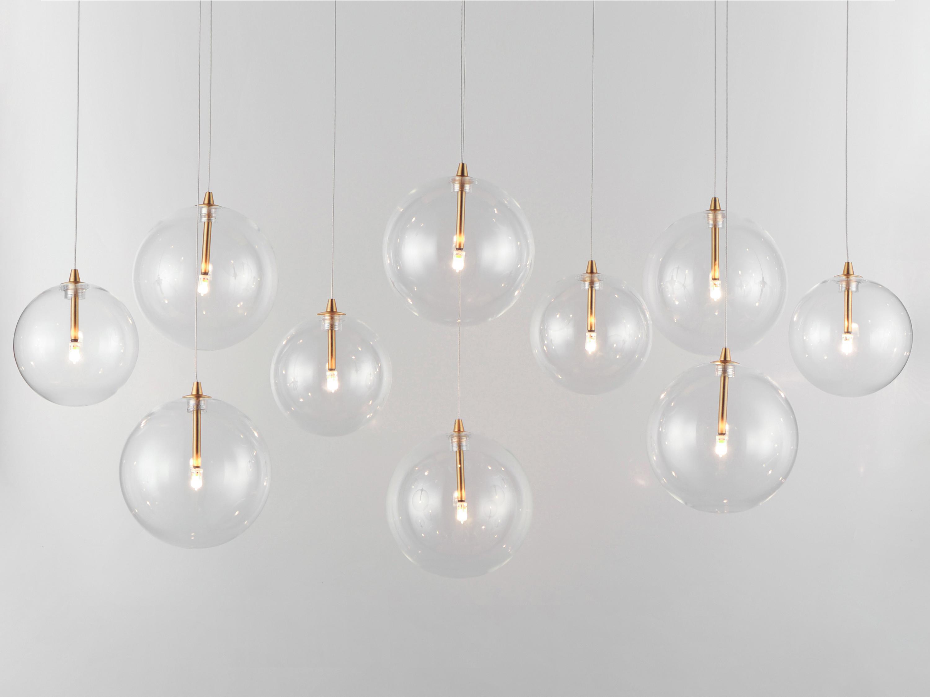 ET2 Nimbus 3-Light Black Globe Pendant