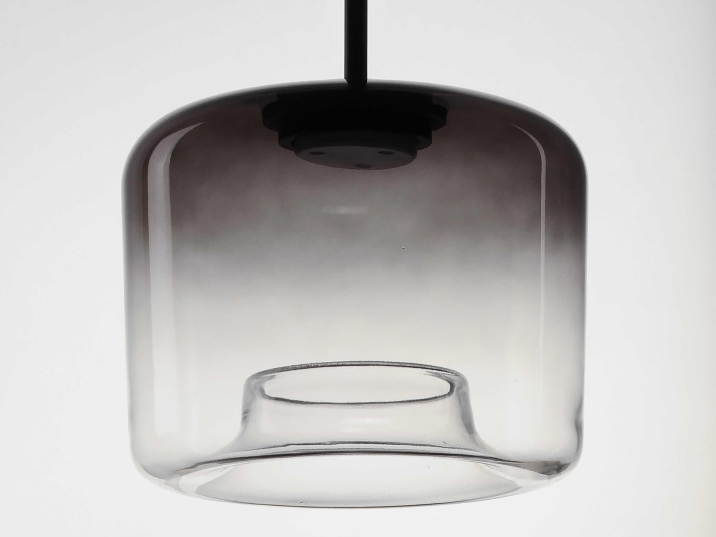 ET2 Bombona 1-Light Black Cylinder Mini Pendant
