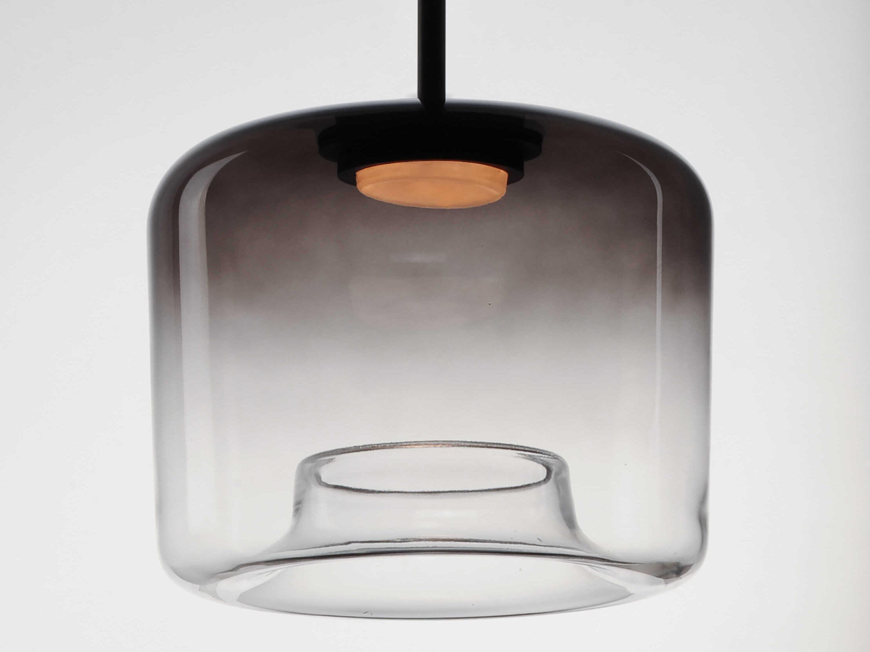 ET2 Bombona 1-Light Black Cylinder Mini Pendant