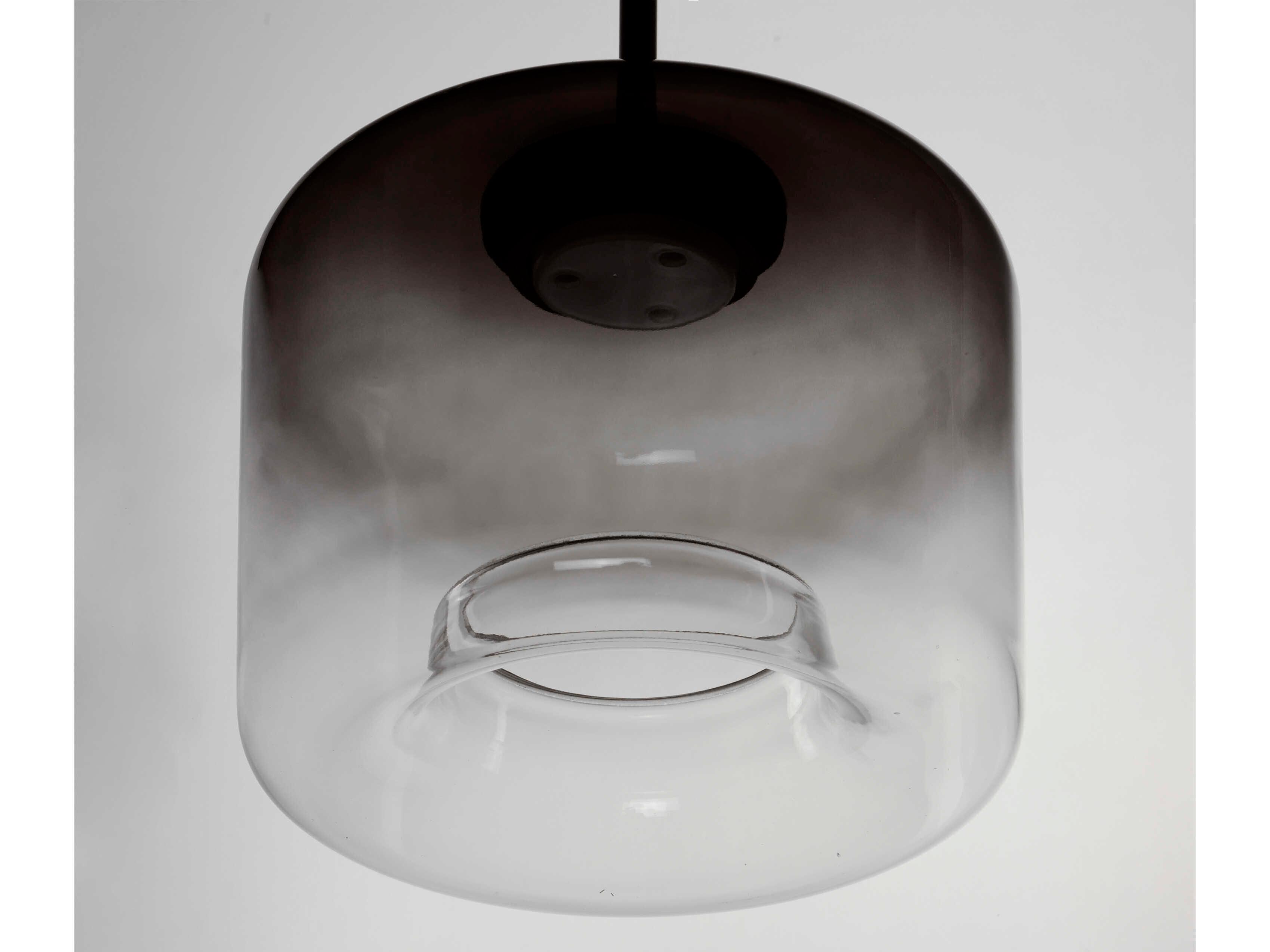 ET2 Bombona 1-Light Black Cylinder Mini Pendant