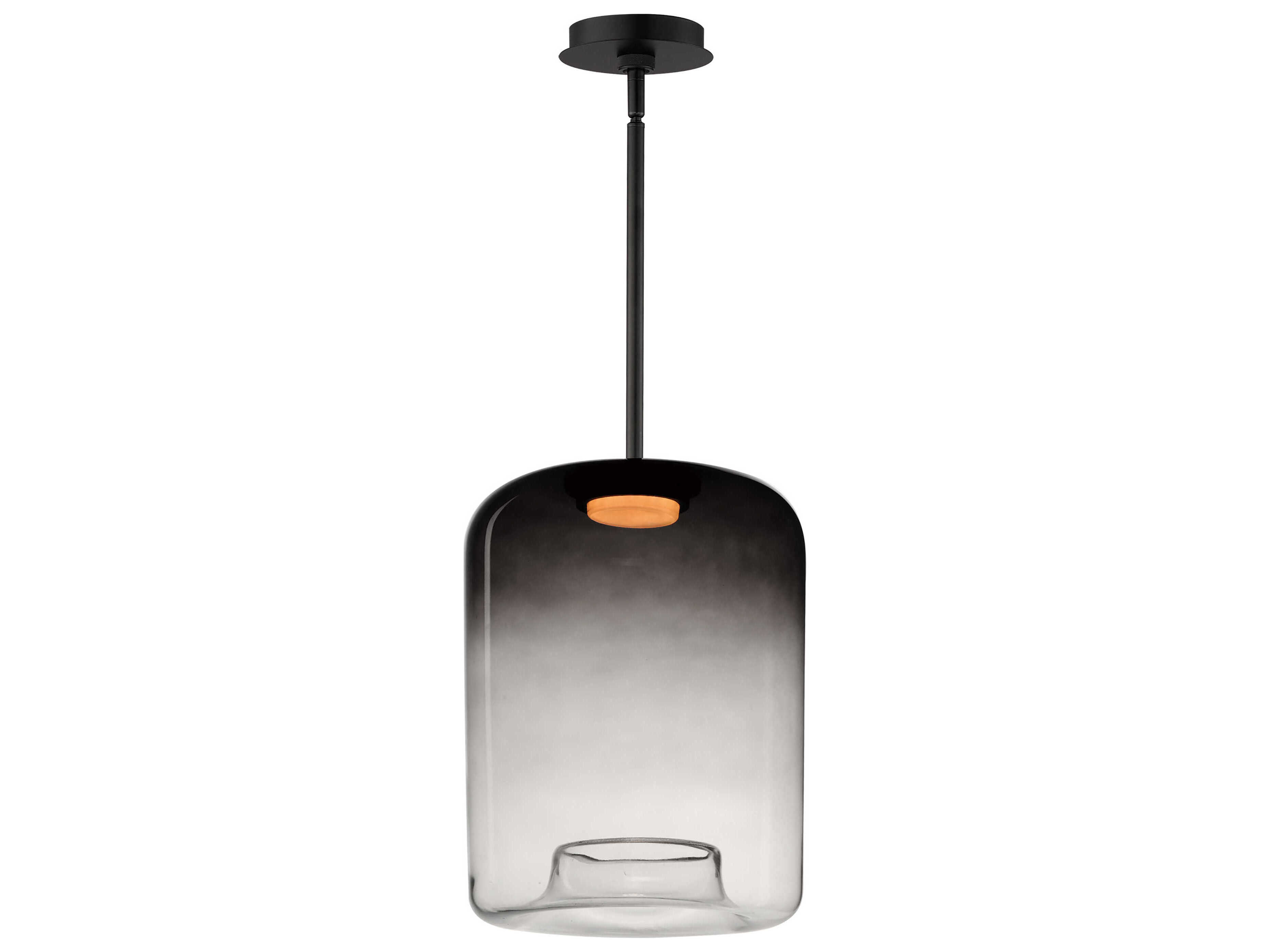 ET2 Bombona 1-Light Black Cylinder Mini Pendant