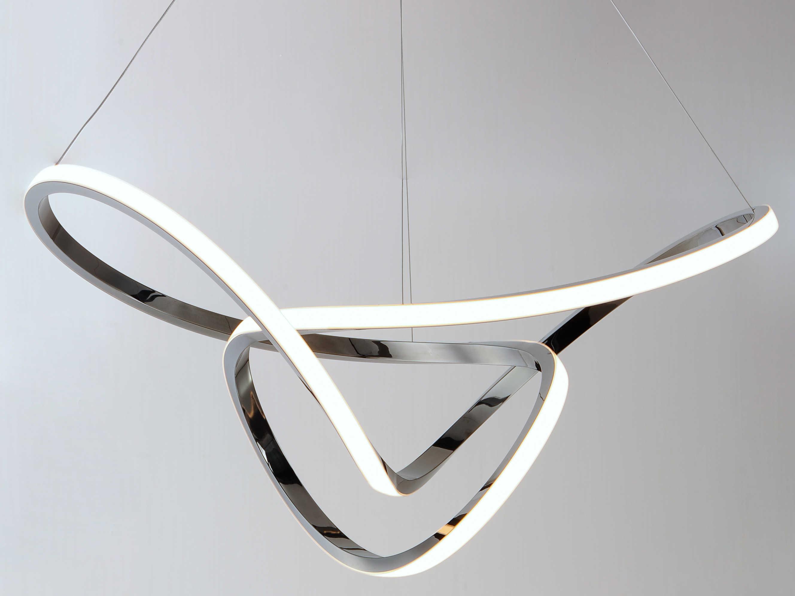 ET2 Perpetual 1-Light Black Chrome LED Pendant