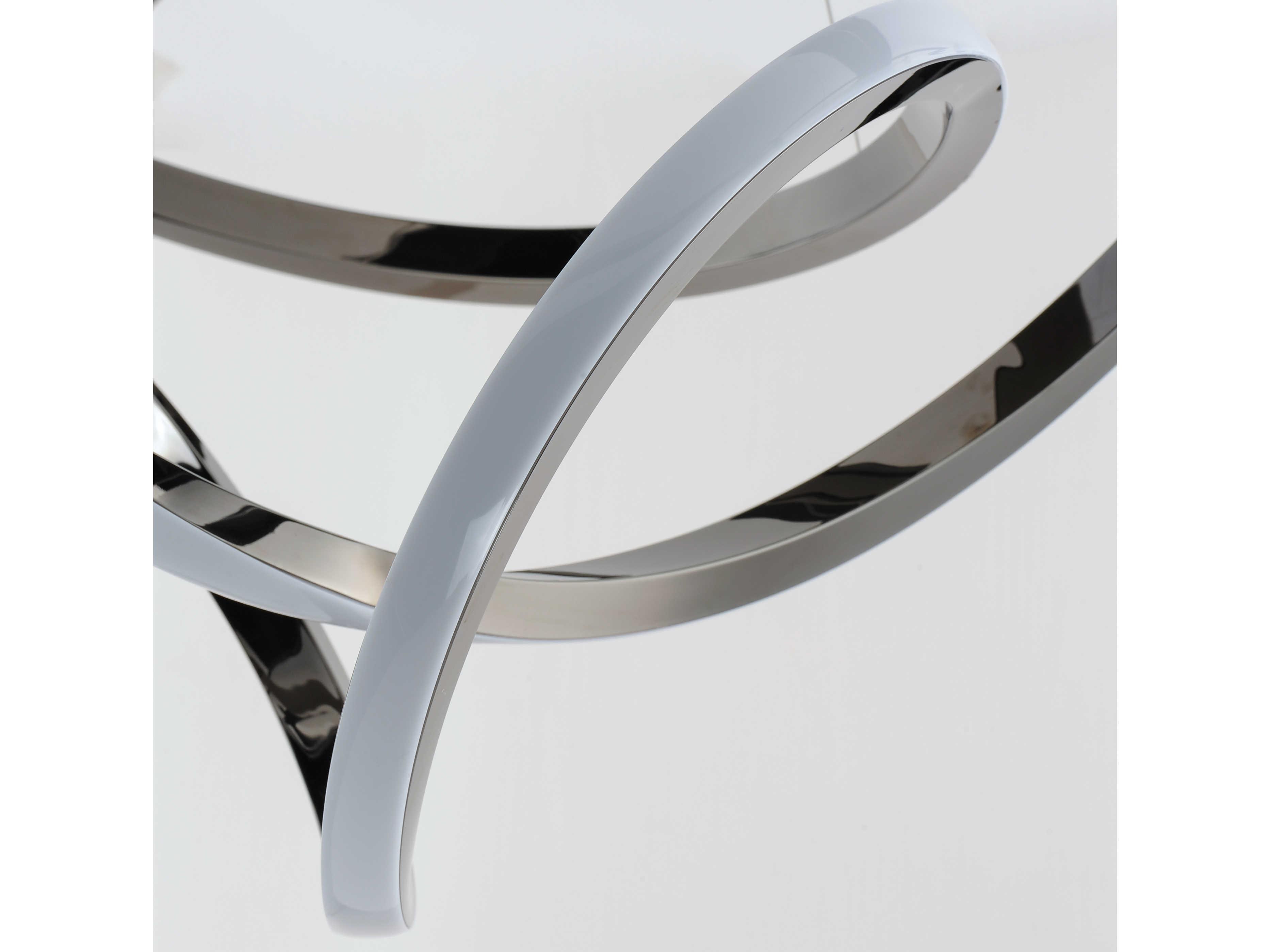 ET2 Perpetual 1-Light Black Chrome LED Pendant