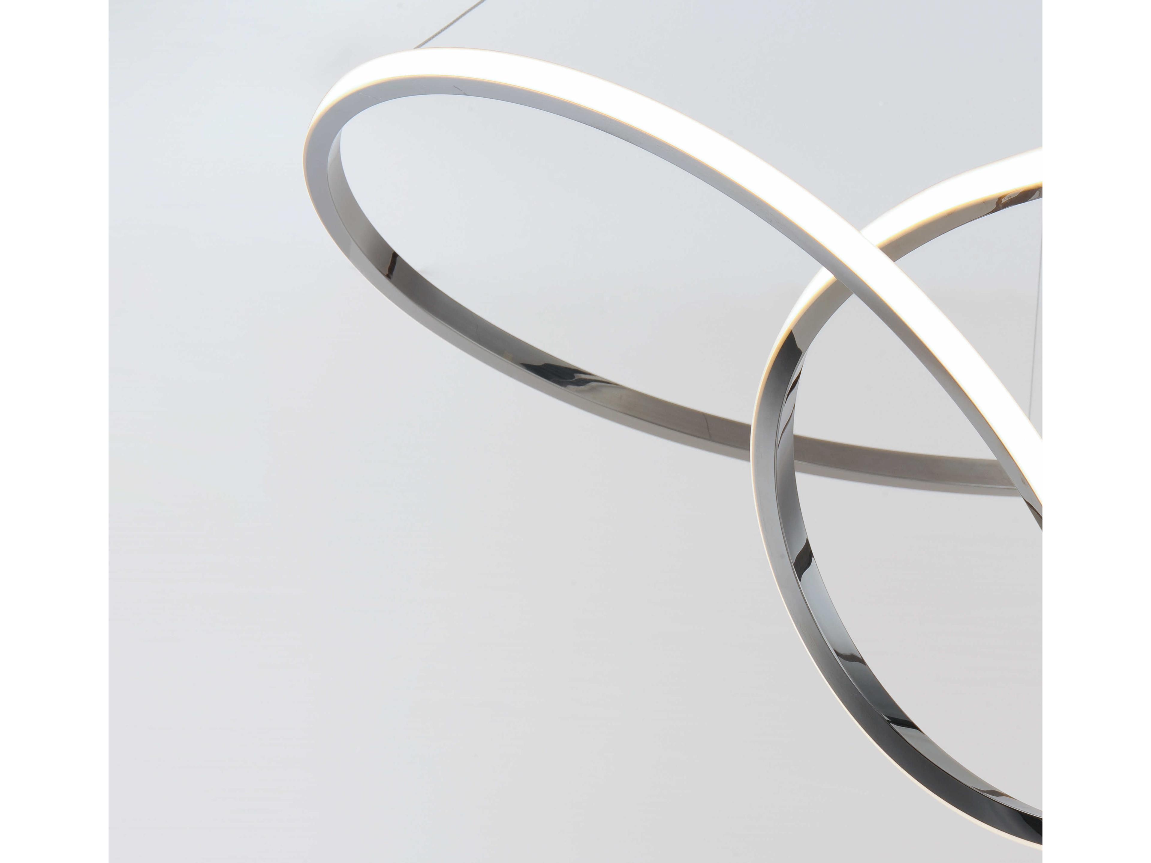 ET2 Perpetual 1-Light Black Chrome LED Linear Island Pendant