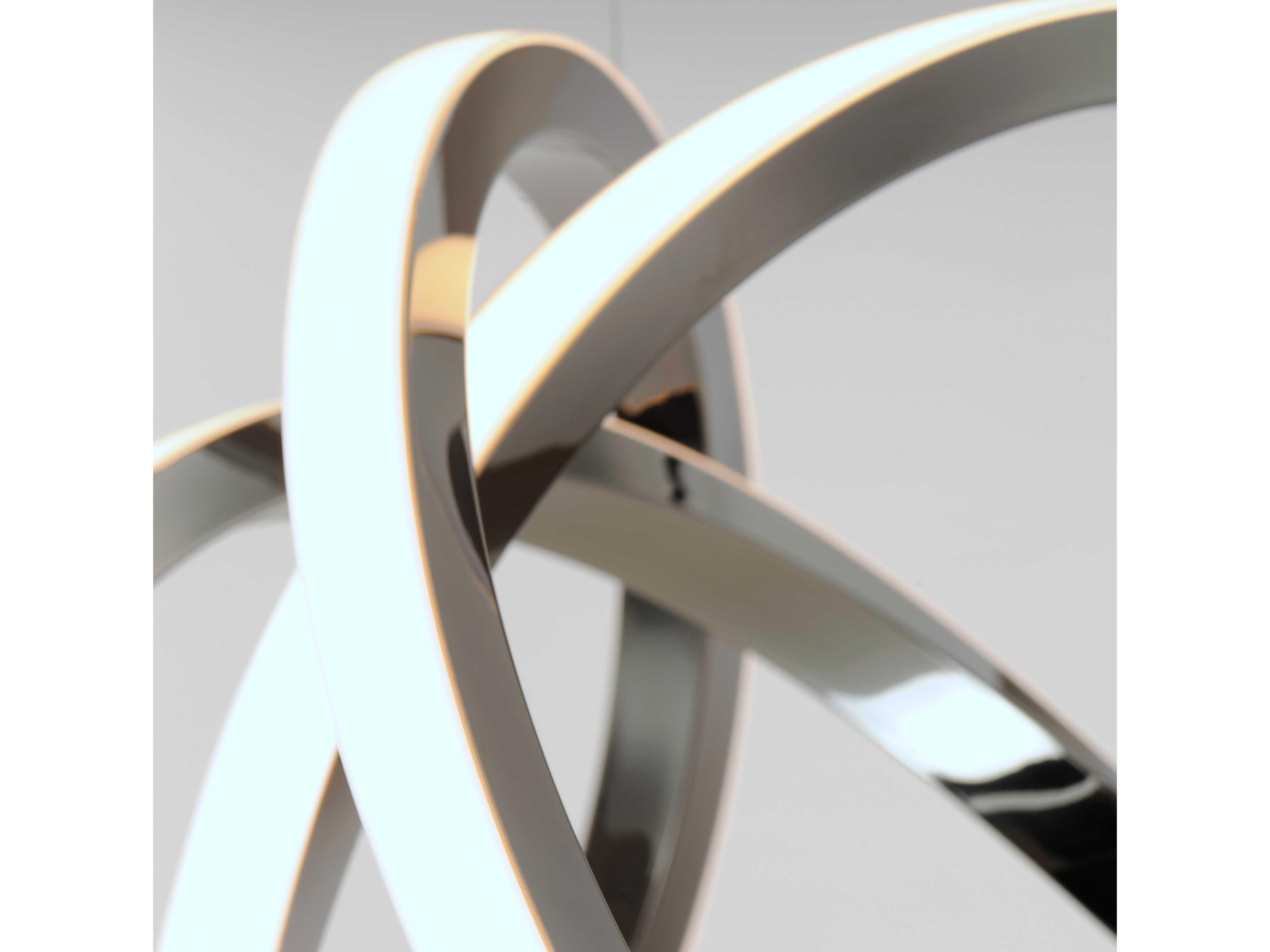 ET2 Signature 1-Light Black Chrome LED Linear Island Pendant