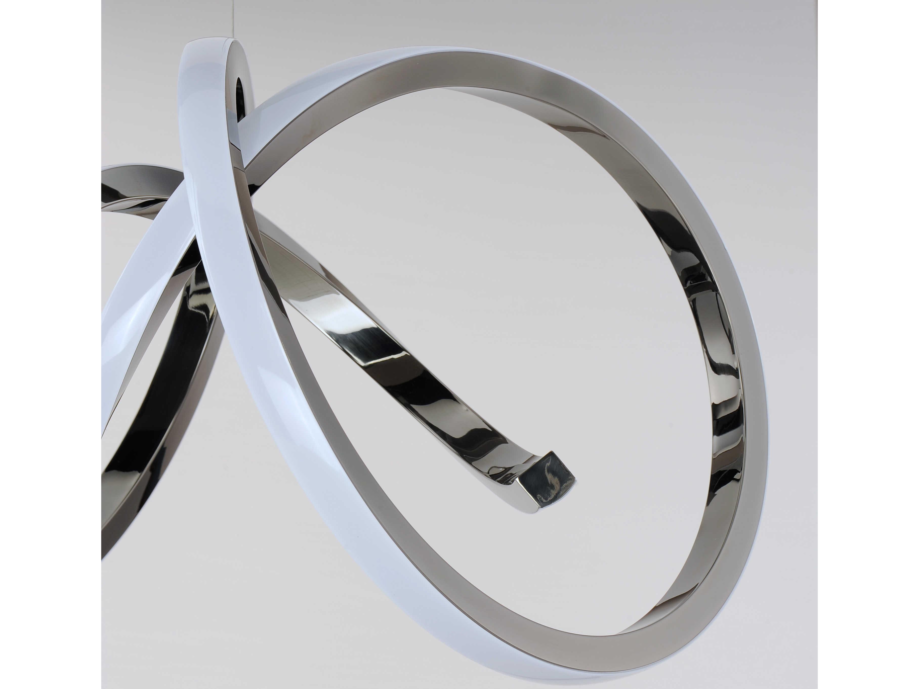 ET2 Signature 1-Light Black Chrome LED Linear Island Pendant