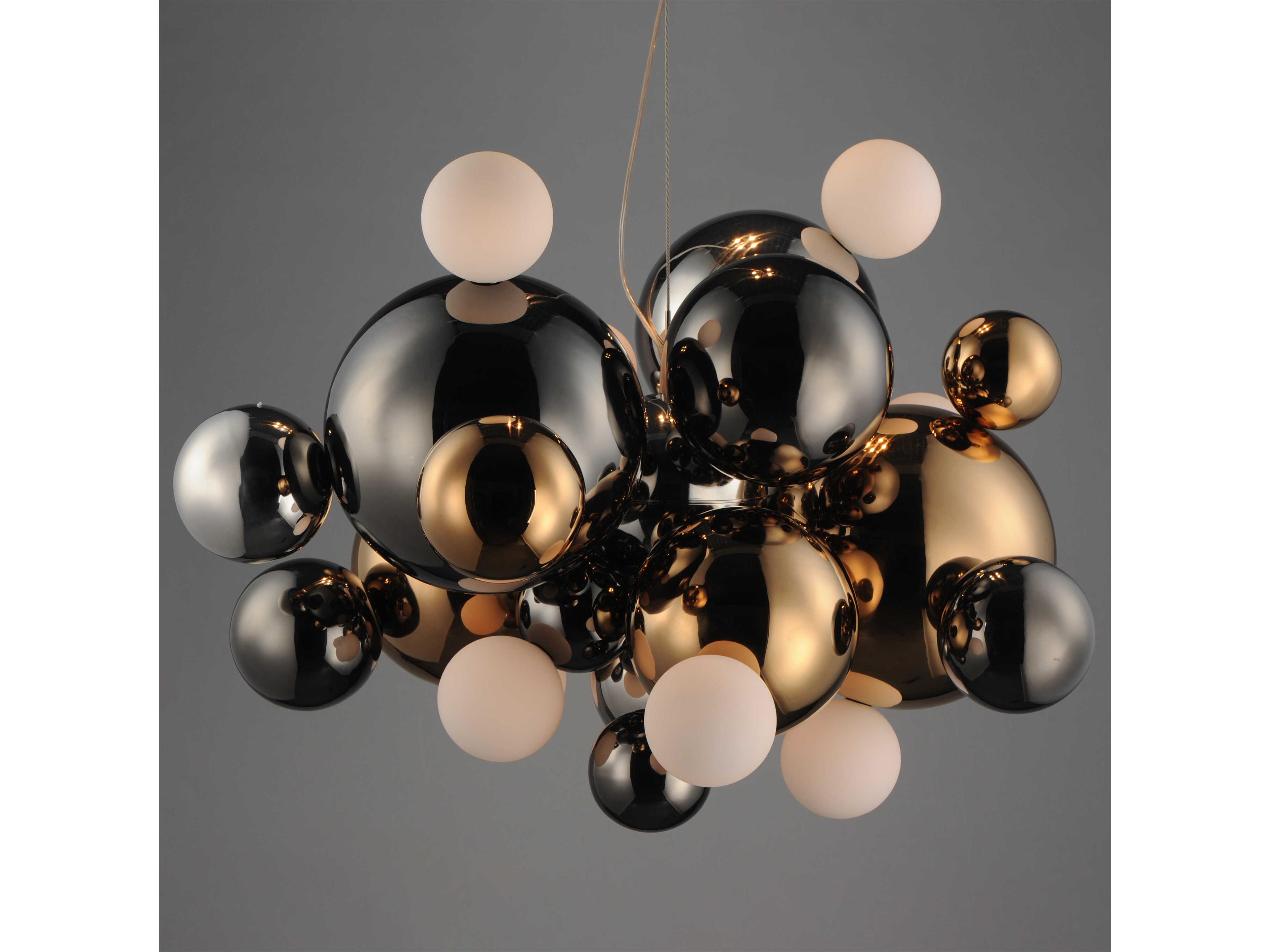 ET2 Stormy 12-Light Black Globe Pendant