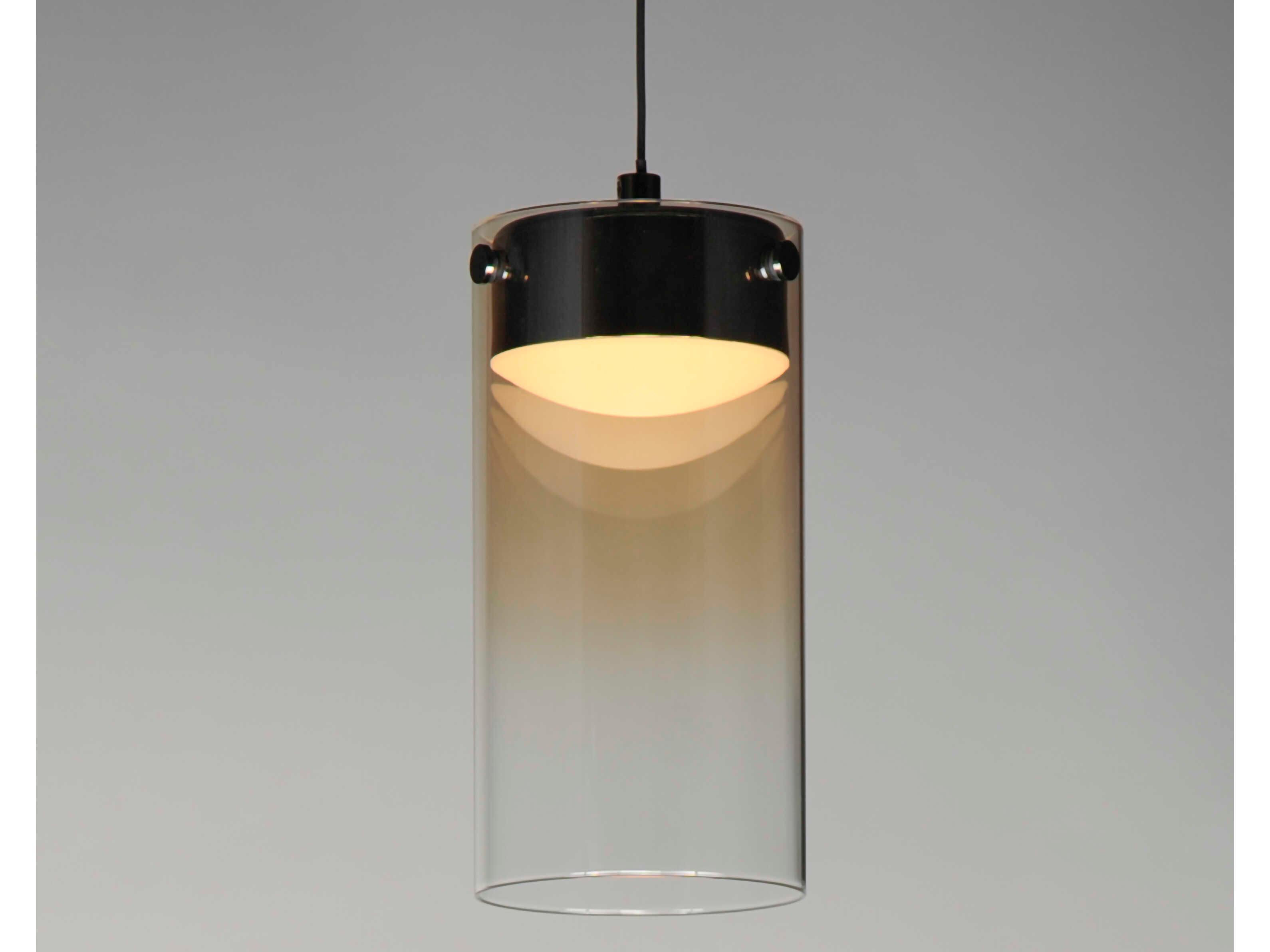 ET2 1-Light Gunmetal Cylinder Mini Pendant