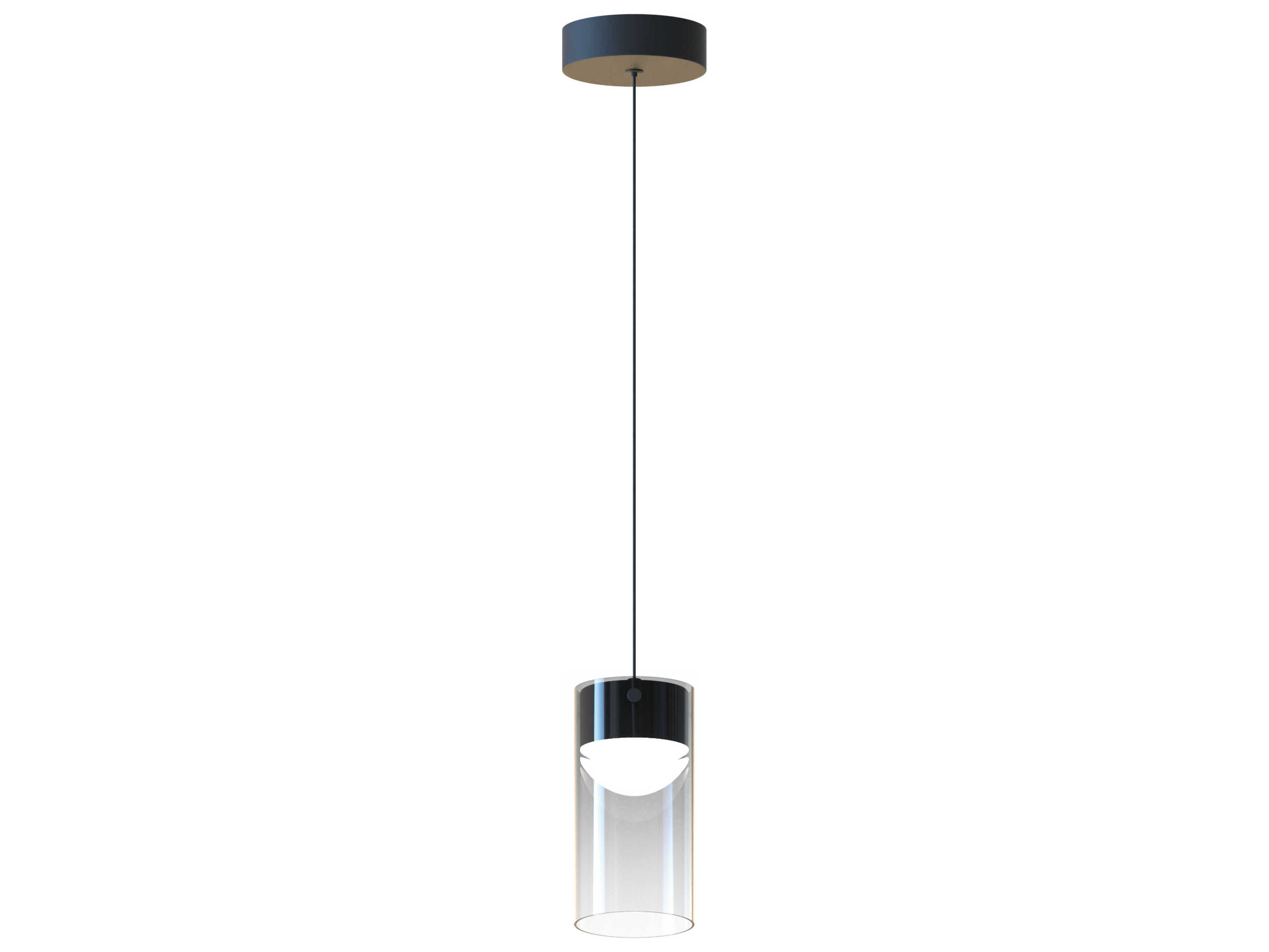 ET2 1-Light Gunmetal Cylinder Mini Pendant