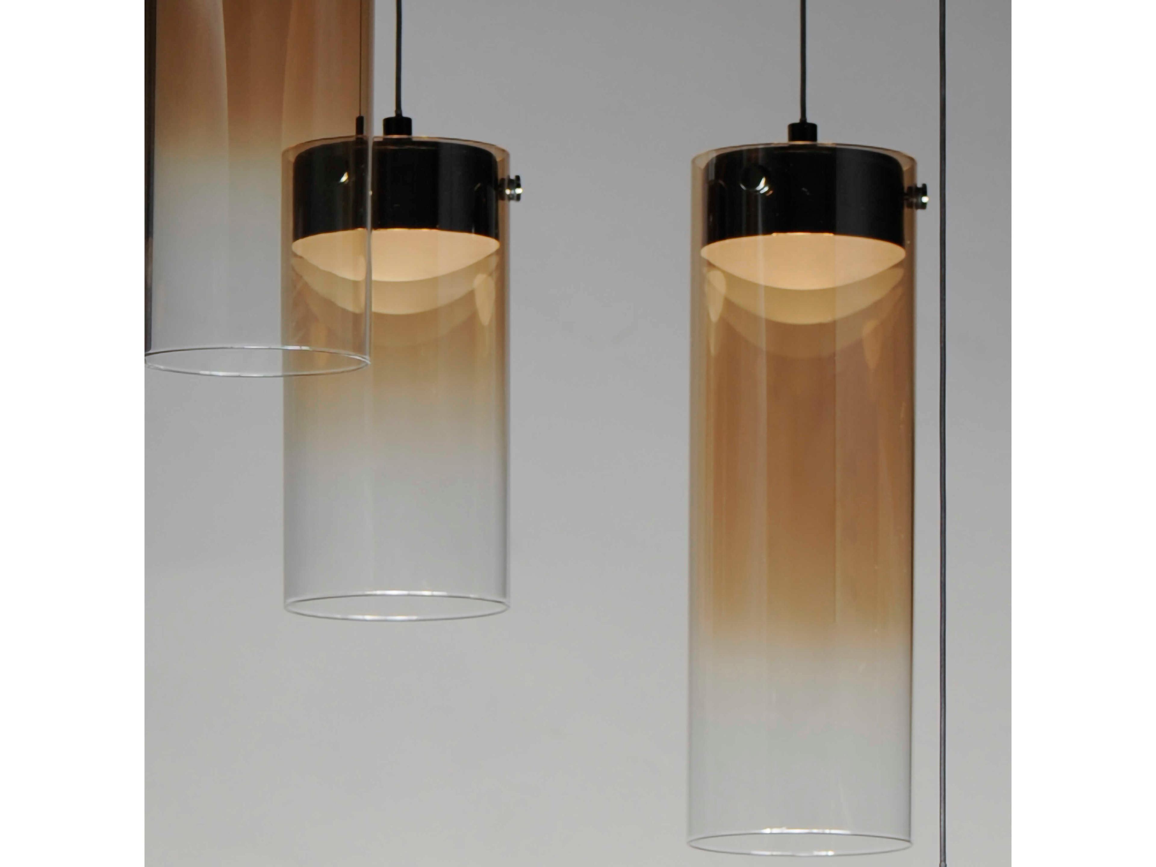 ET2 Highball 5-Light Gunmetal Cylinder Pendant