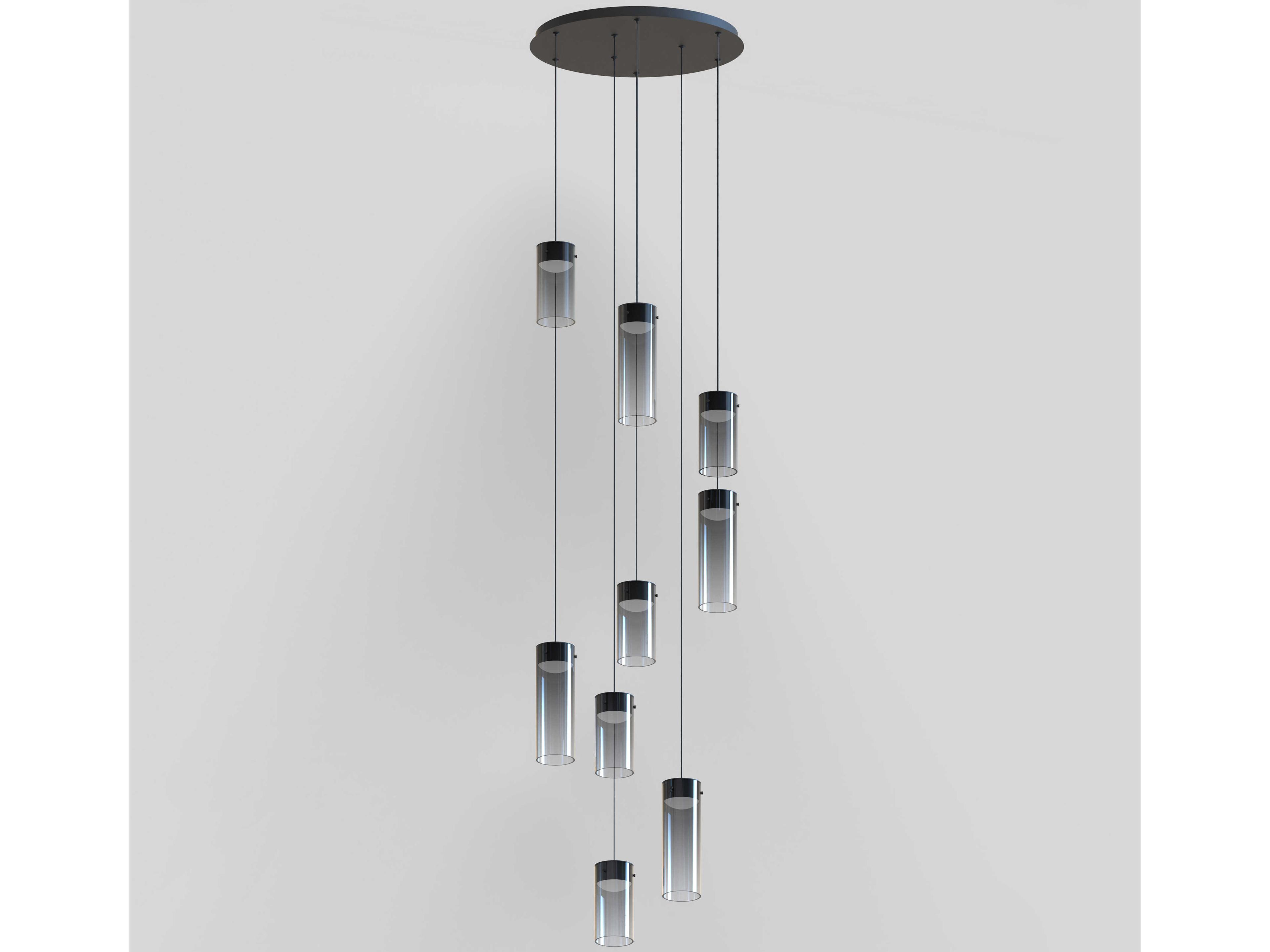 ET2 Highball 9-Light Gunmetal Cylinder Pendant