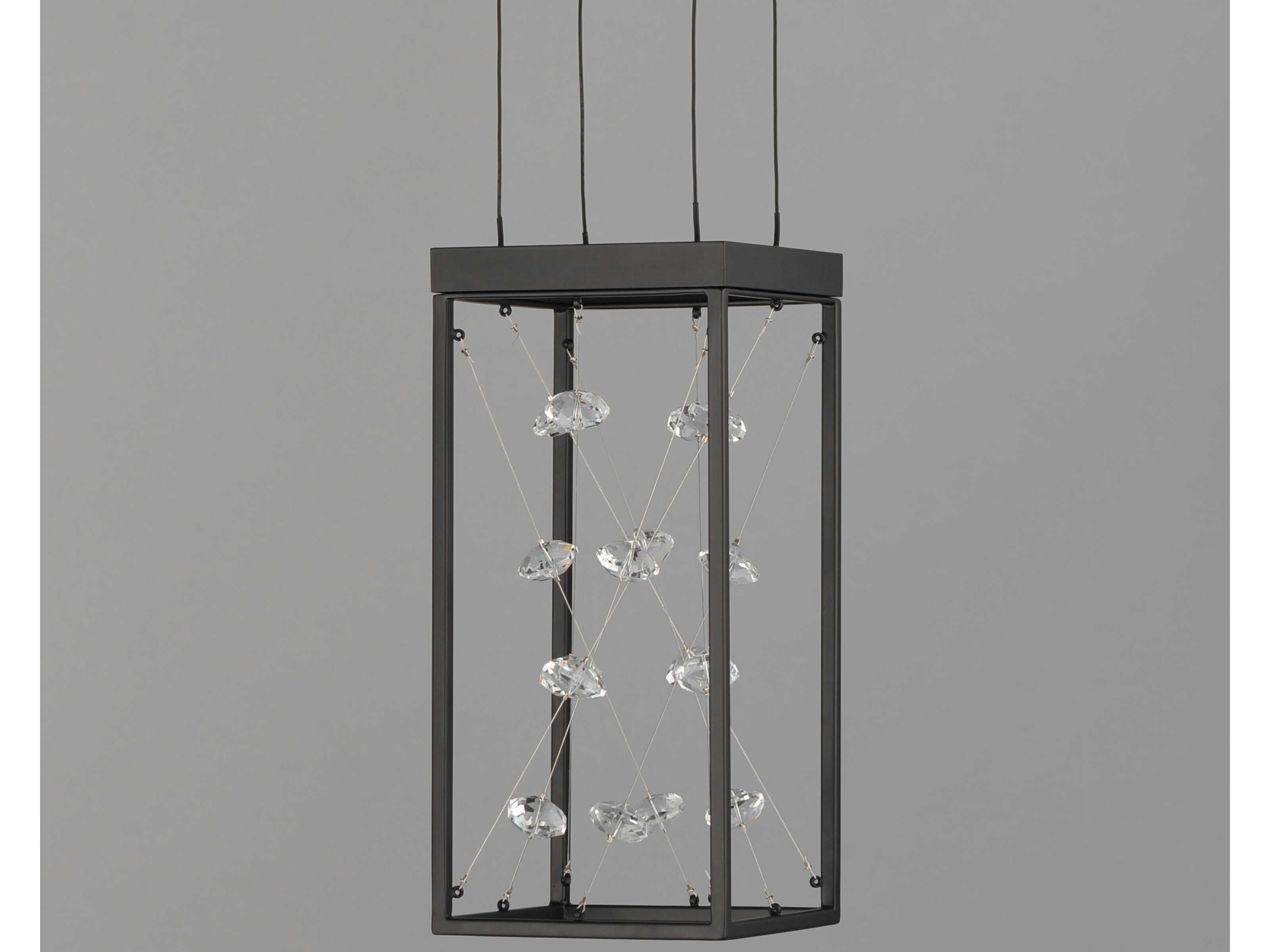 ET2 1-Light Black Geometric Mini Pendant