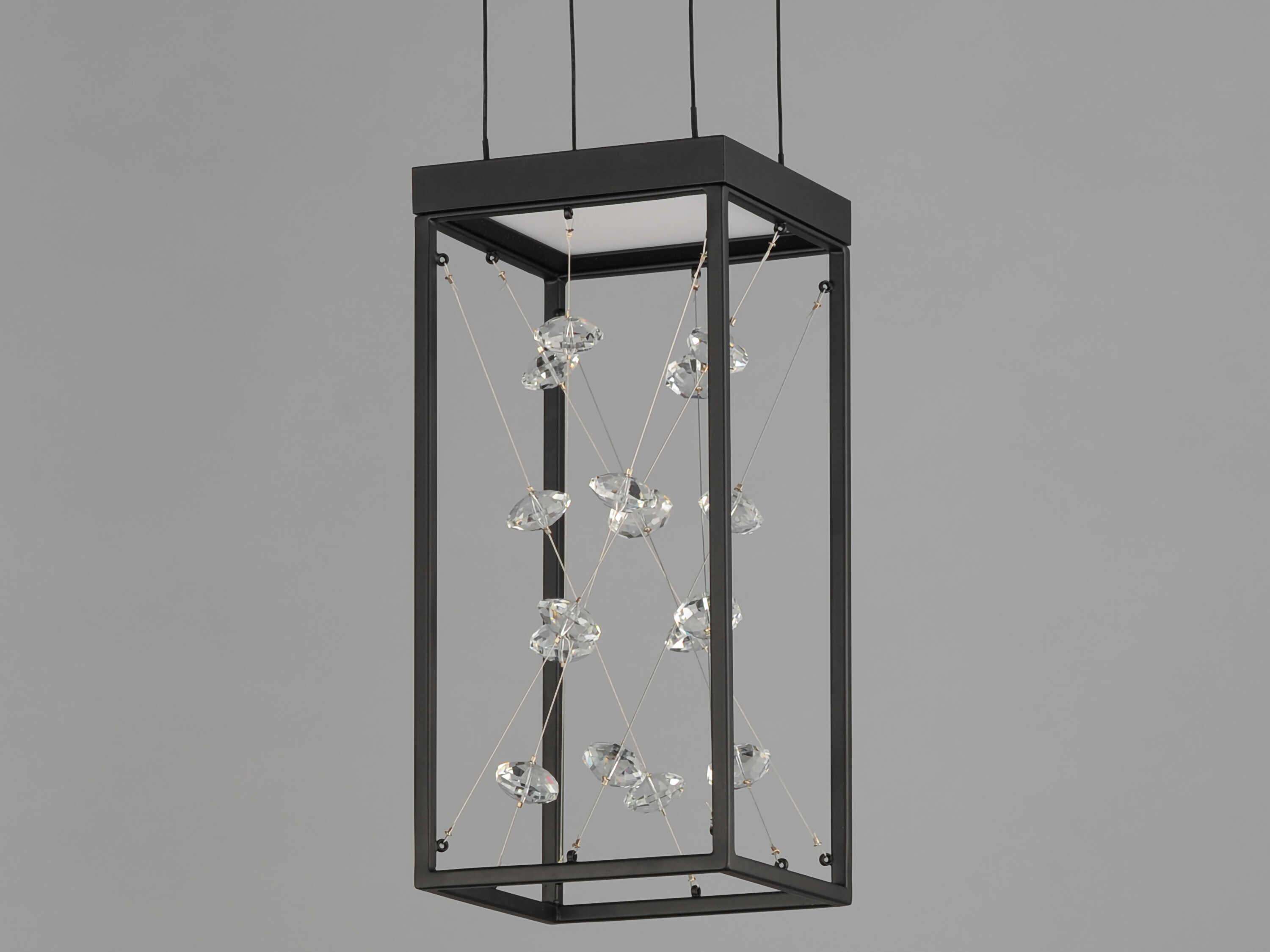 ET2 1-Light Black Geometric Mini Pendant