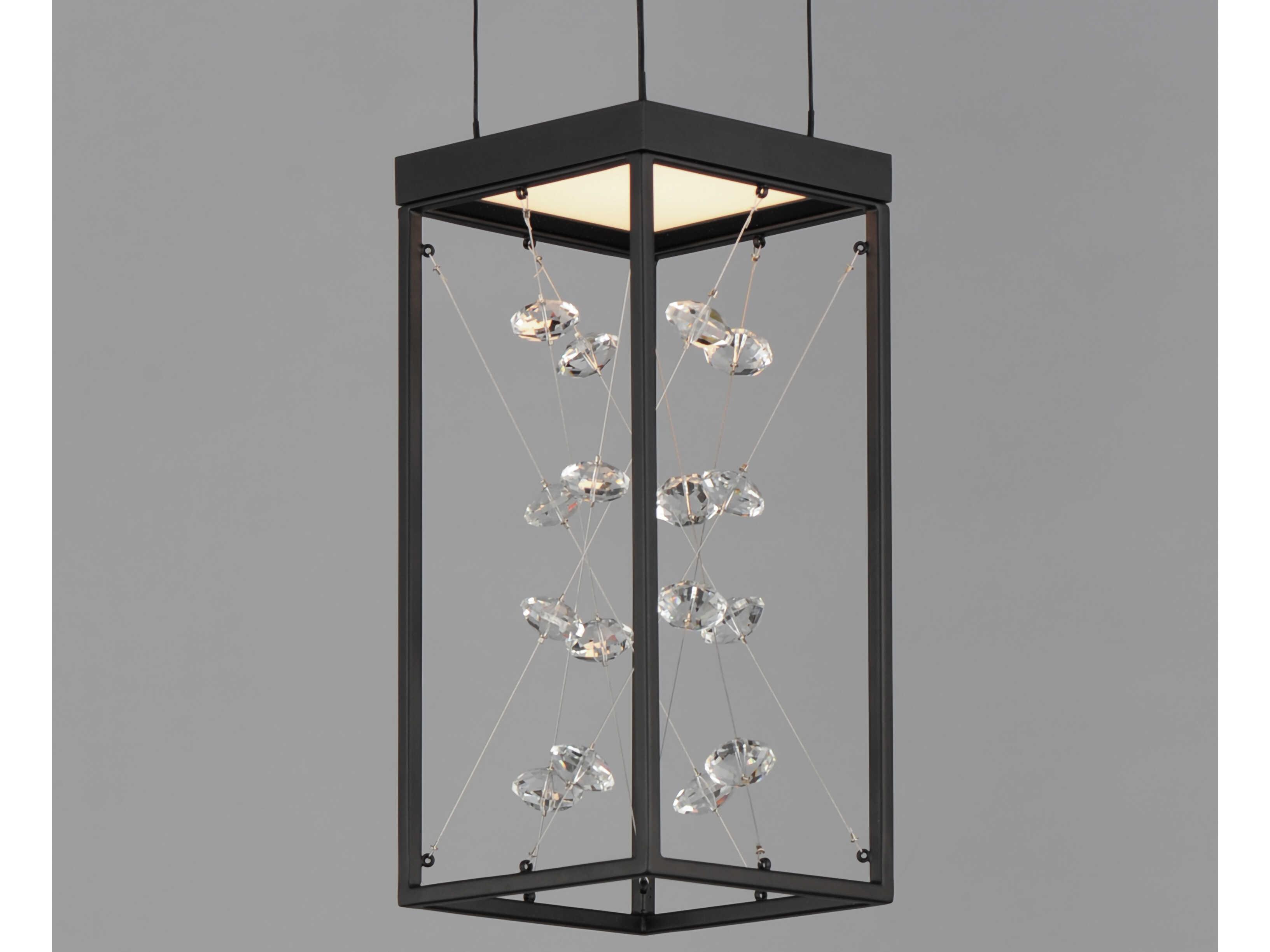 ET2 1-Light Black Geometric Mini Pendant