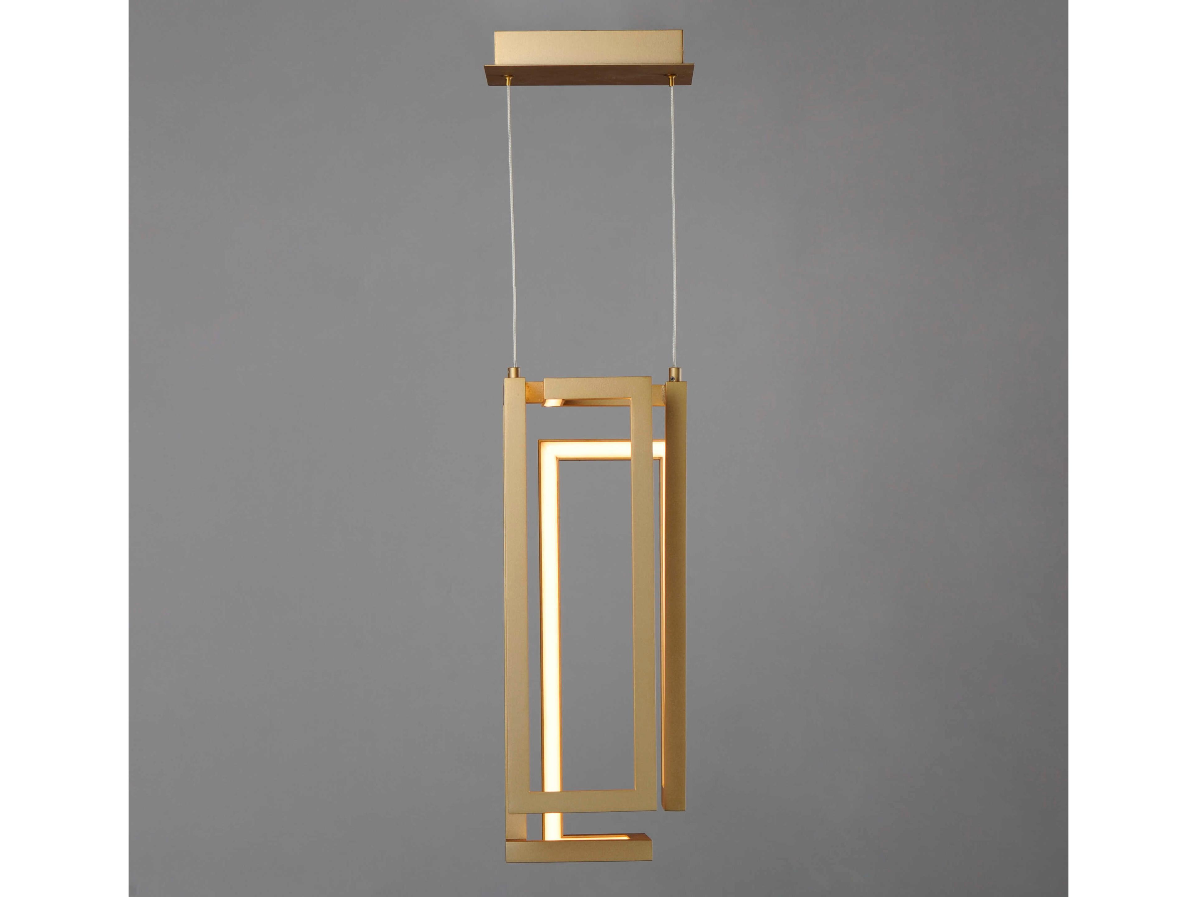 ET2 1-Light Gold LED Geometric Pendant