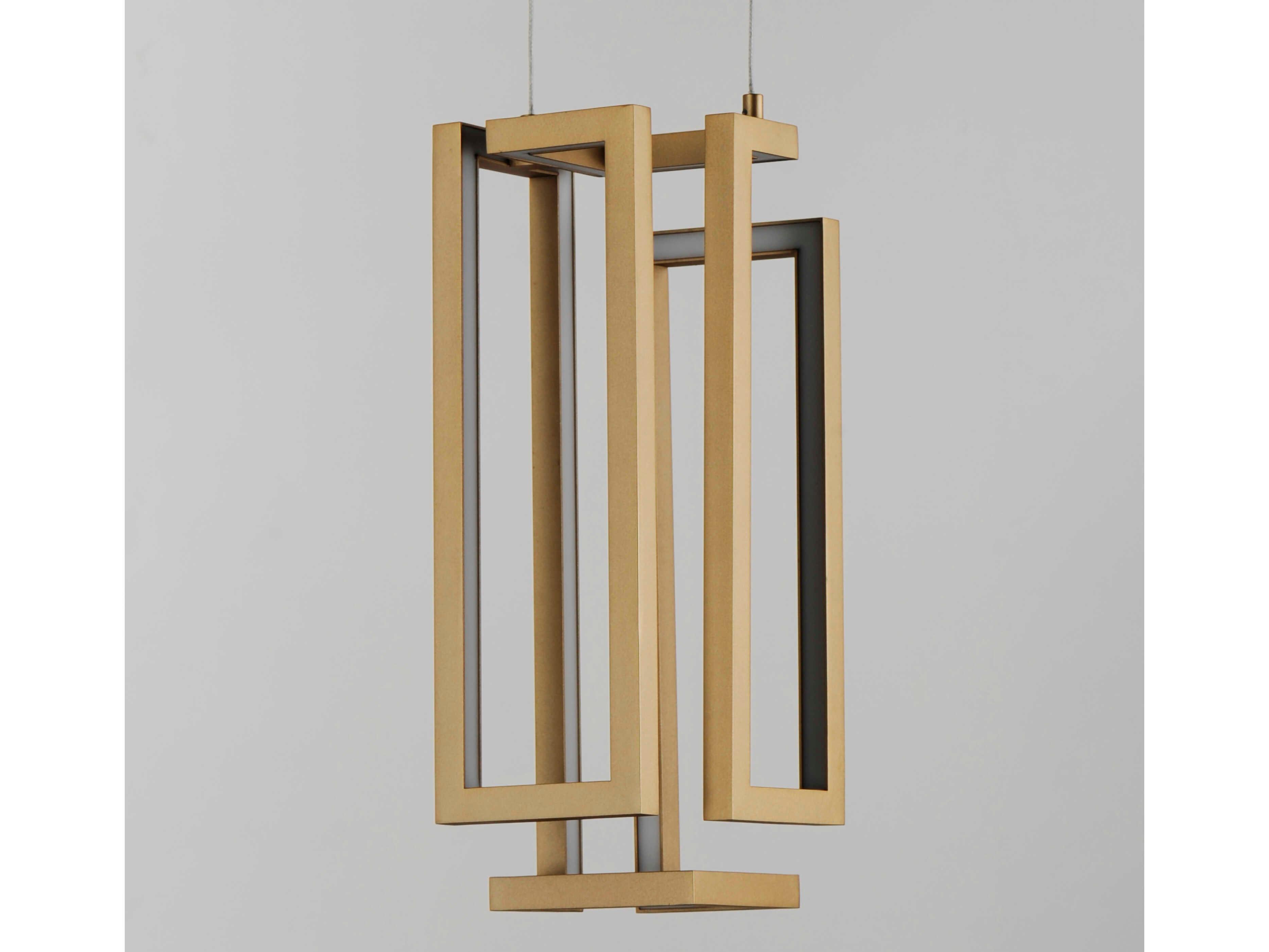 ET2 1-Light Gold LED Geometric Pendant