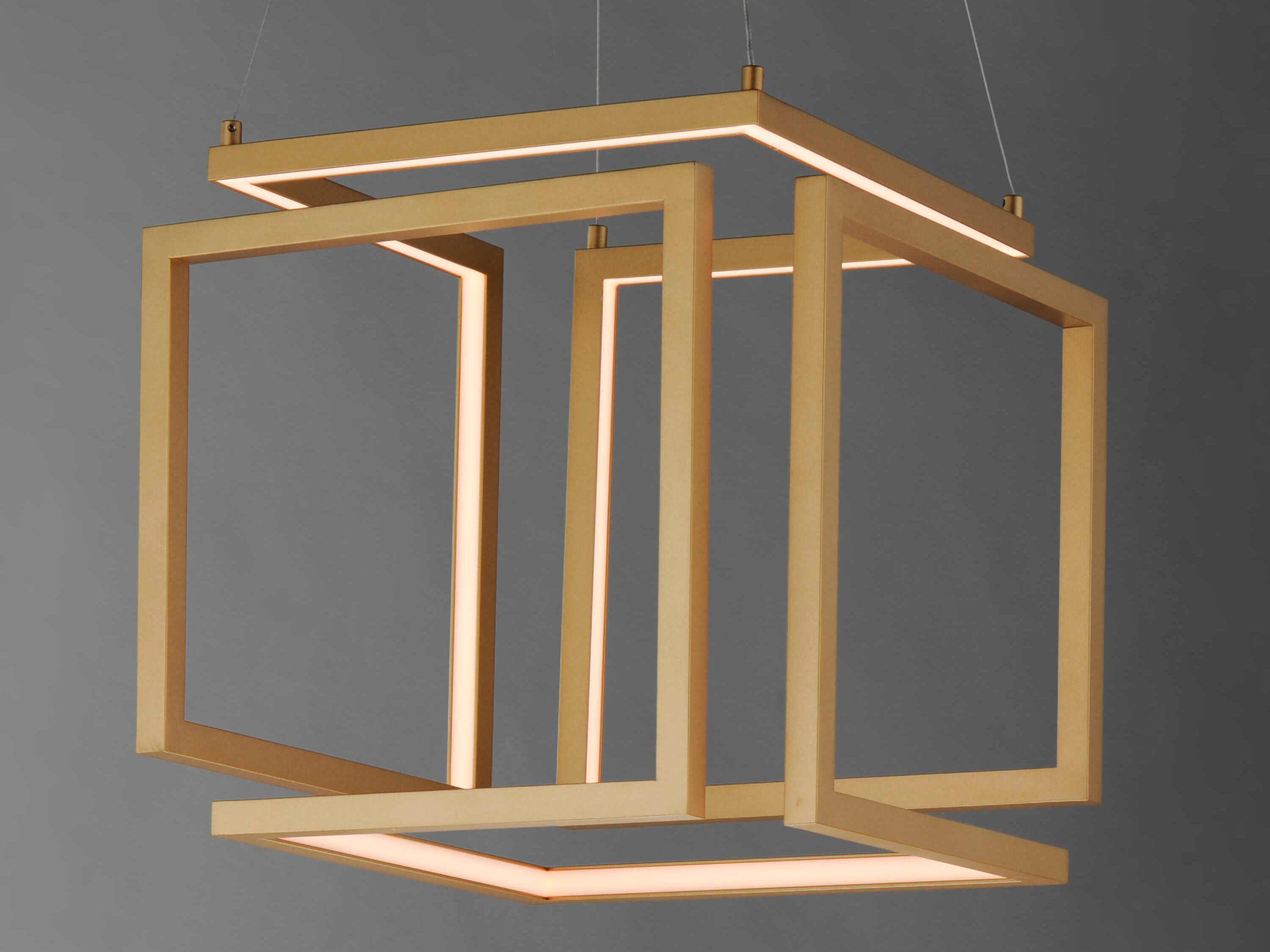 ET2 Penrose 1-Light Gold LED Geometric Pendant