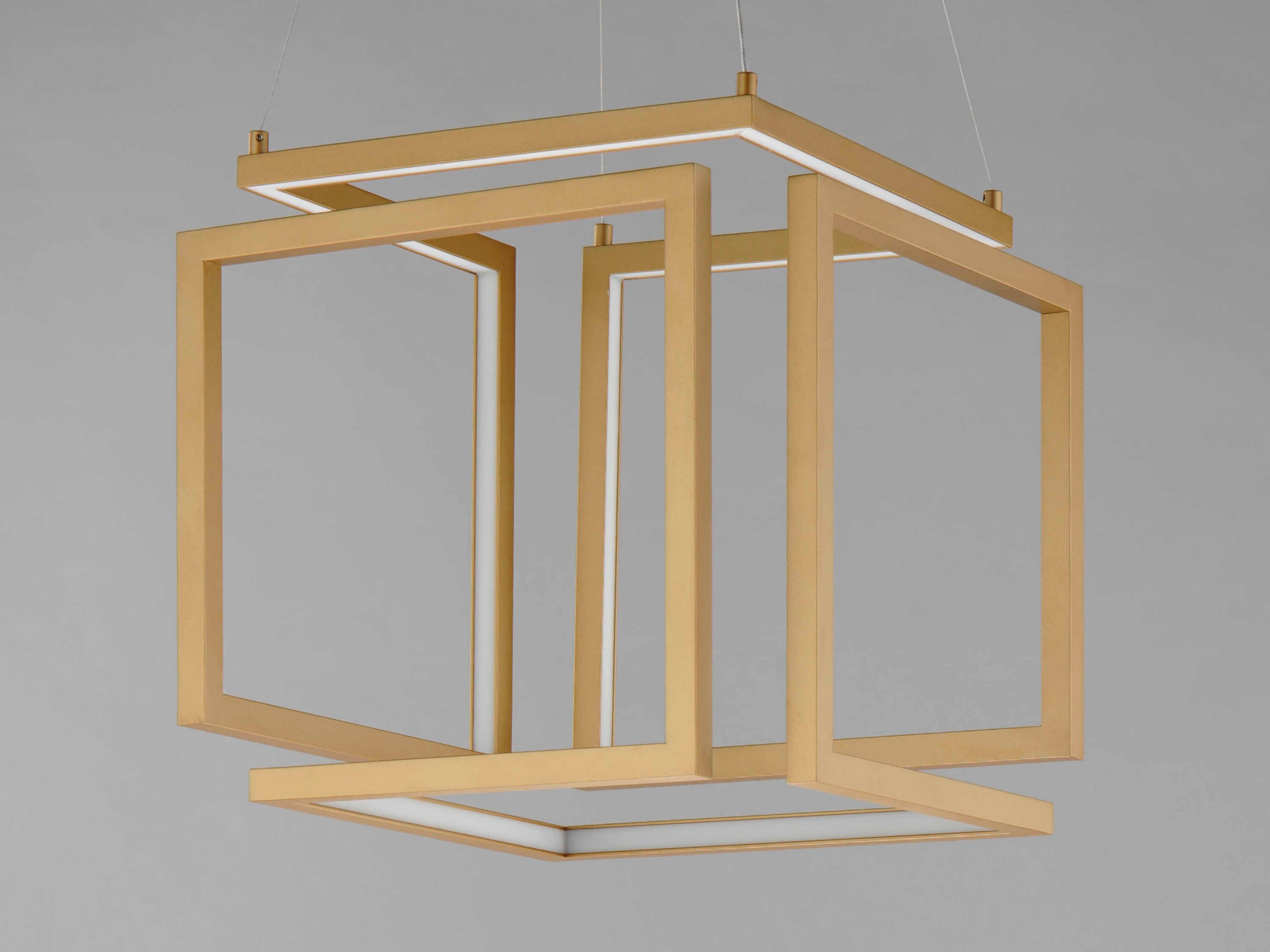 ET2 Penrose 1-Light Gold LED Geometric Pendant