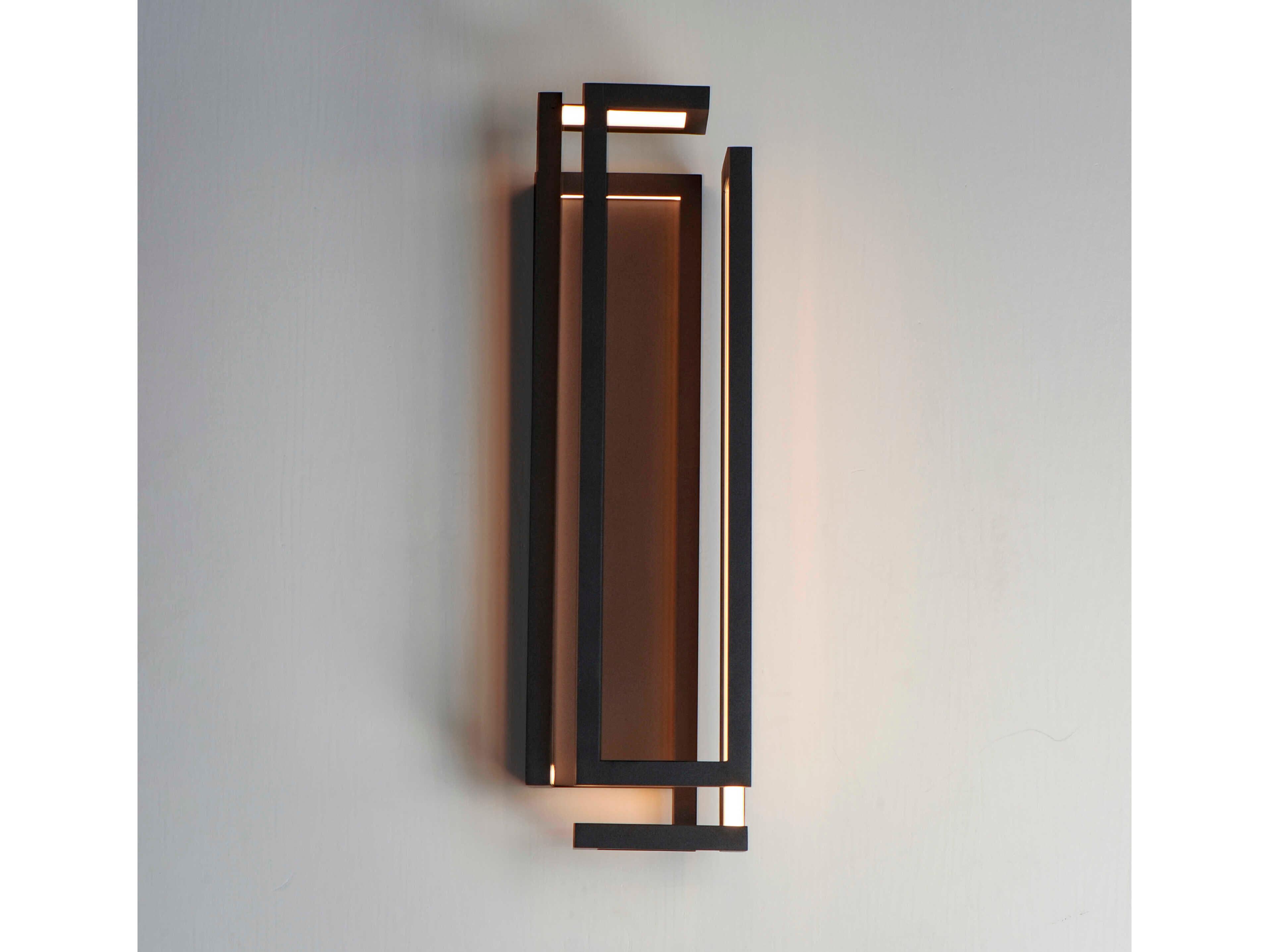 ET2 Penrose 1-Light Black LED Wall Sconce