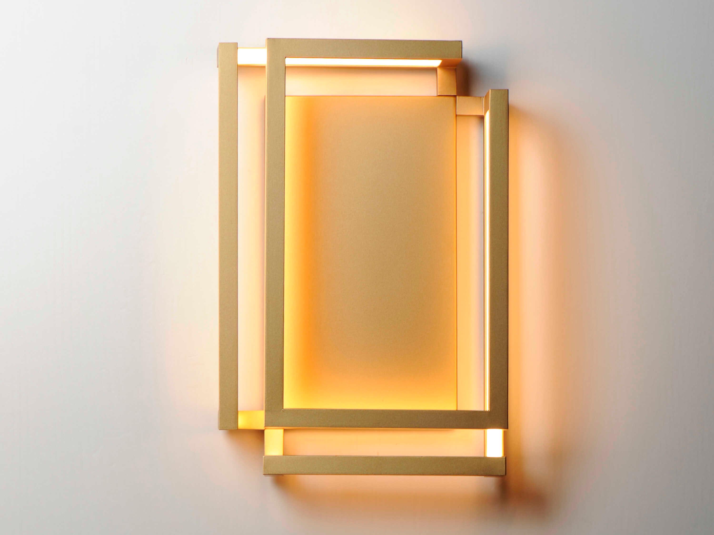 ET2 Penrose 1-Light Gold LED Wall Sconce