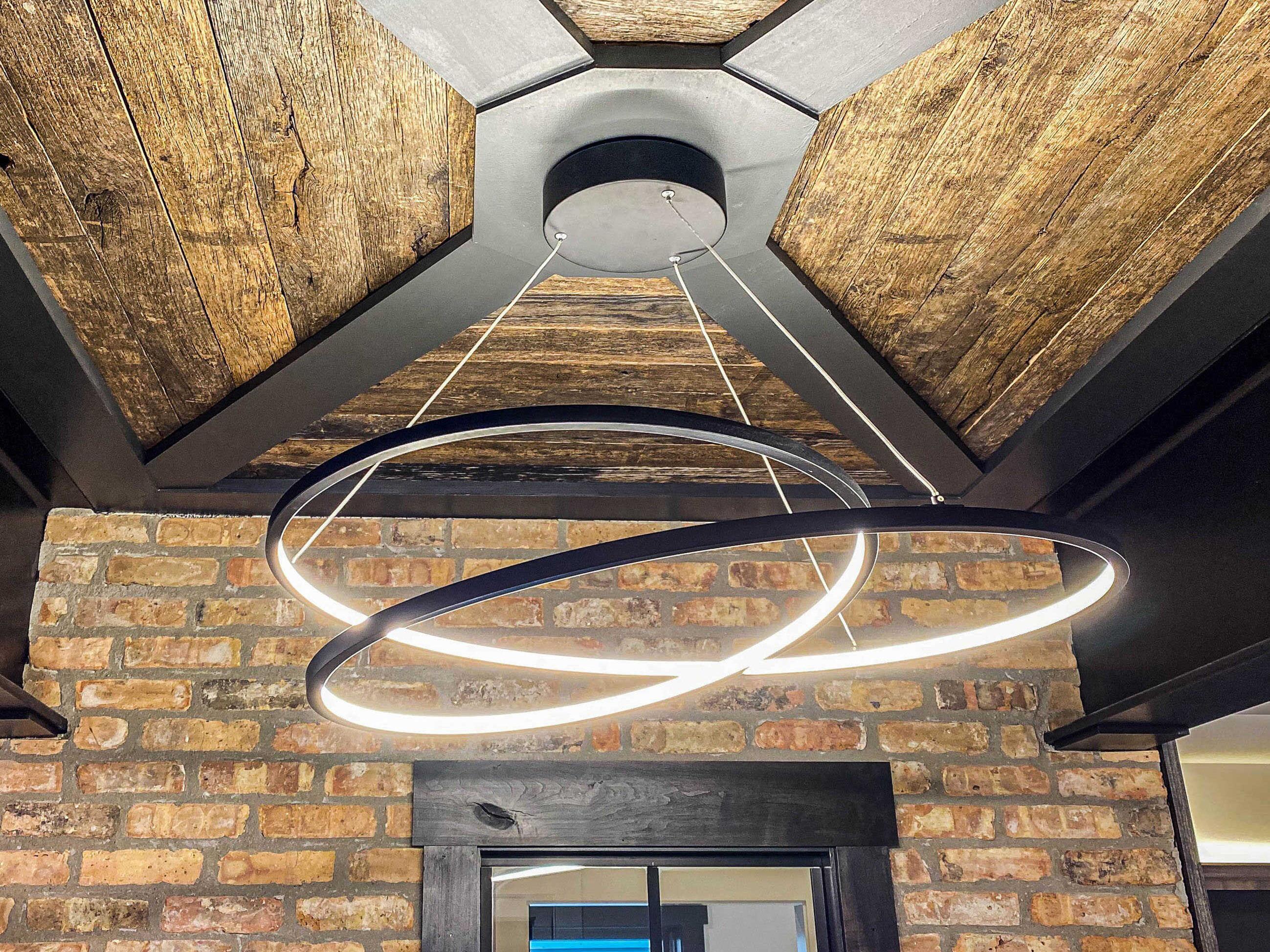 ET2 Cycle 1-Light Black LED Pendant