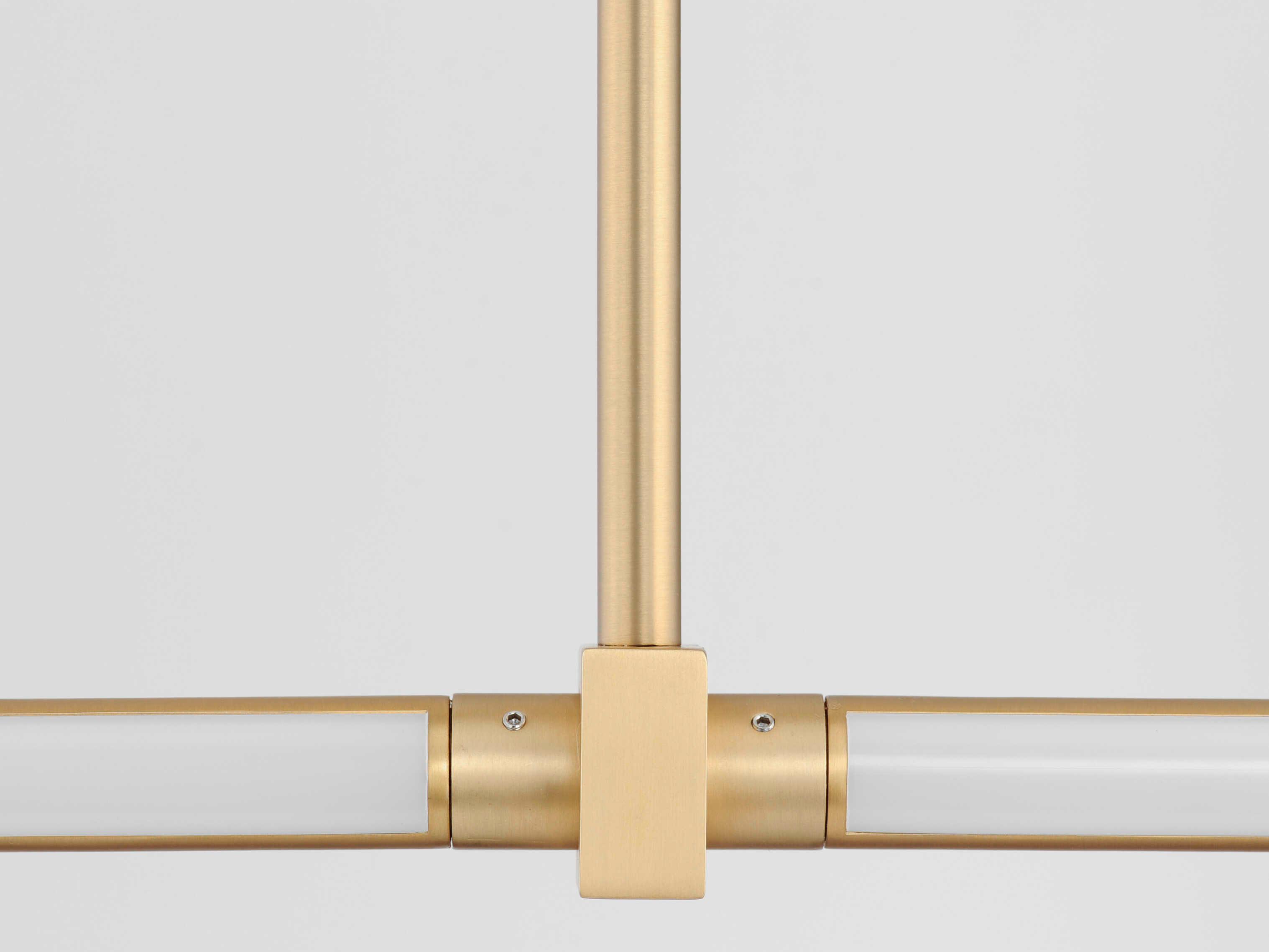 ET2 Dorian 2-Light Gold LED Linear Island Pendant