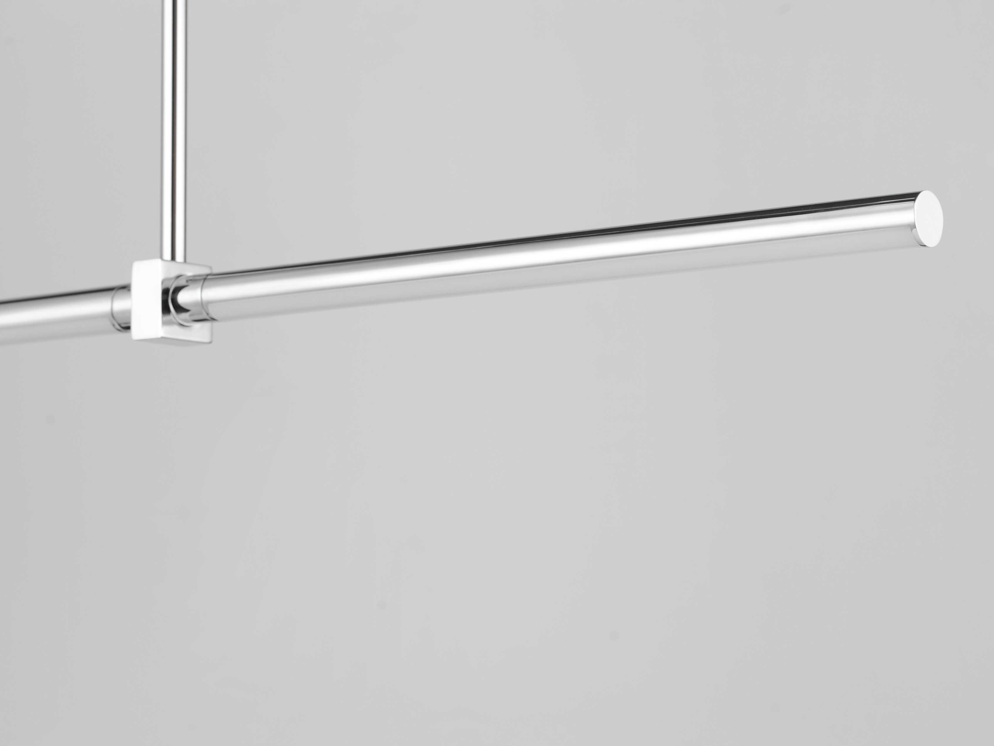 ET2 Dorian 2-Light Polished Chrome LED Linear Island Pendant
