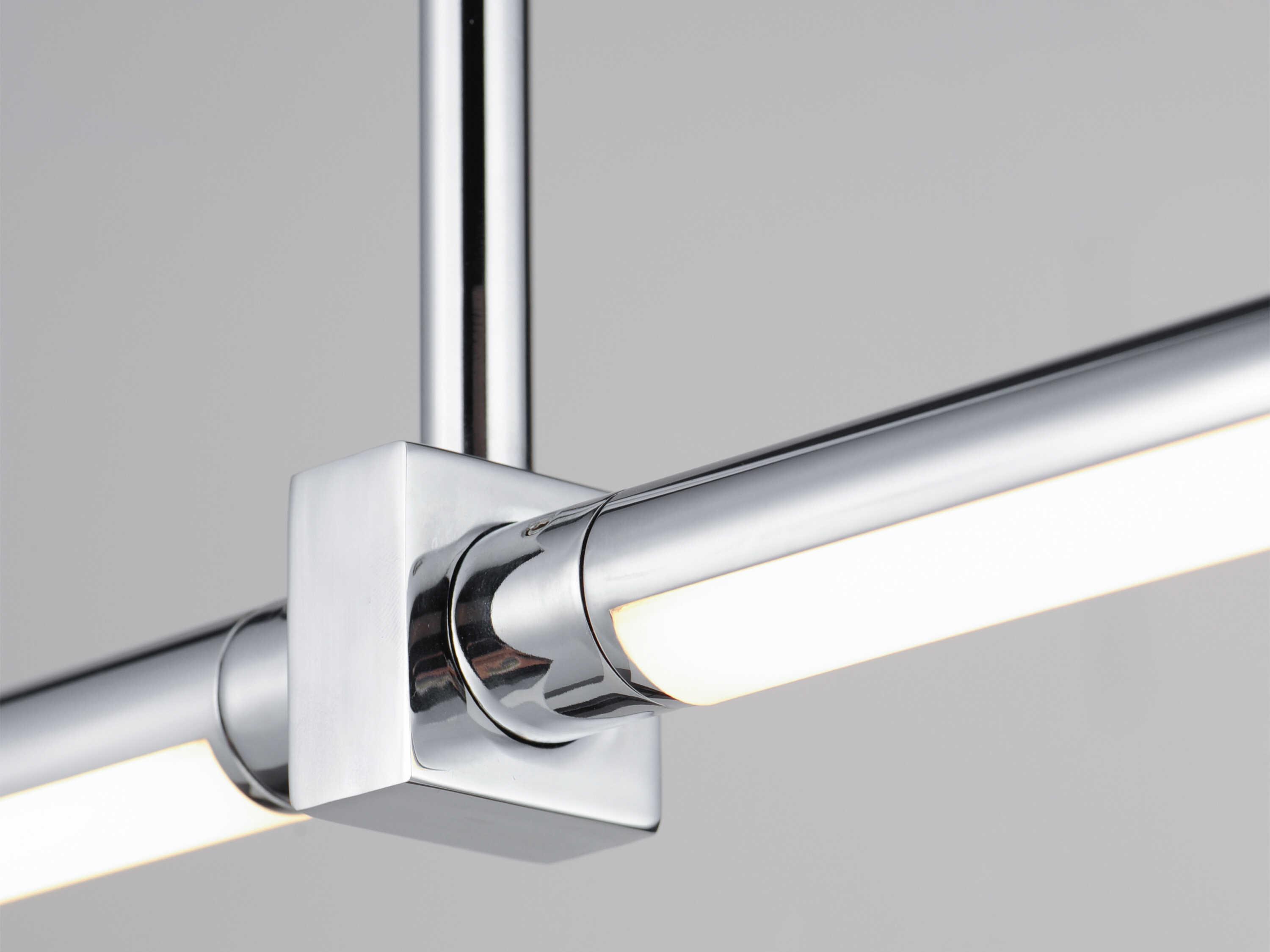 ET2 Dorian 2-Light Polished Chrome LED Linear Island Pendant