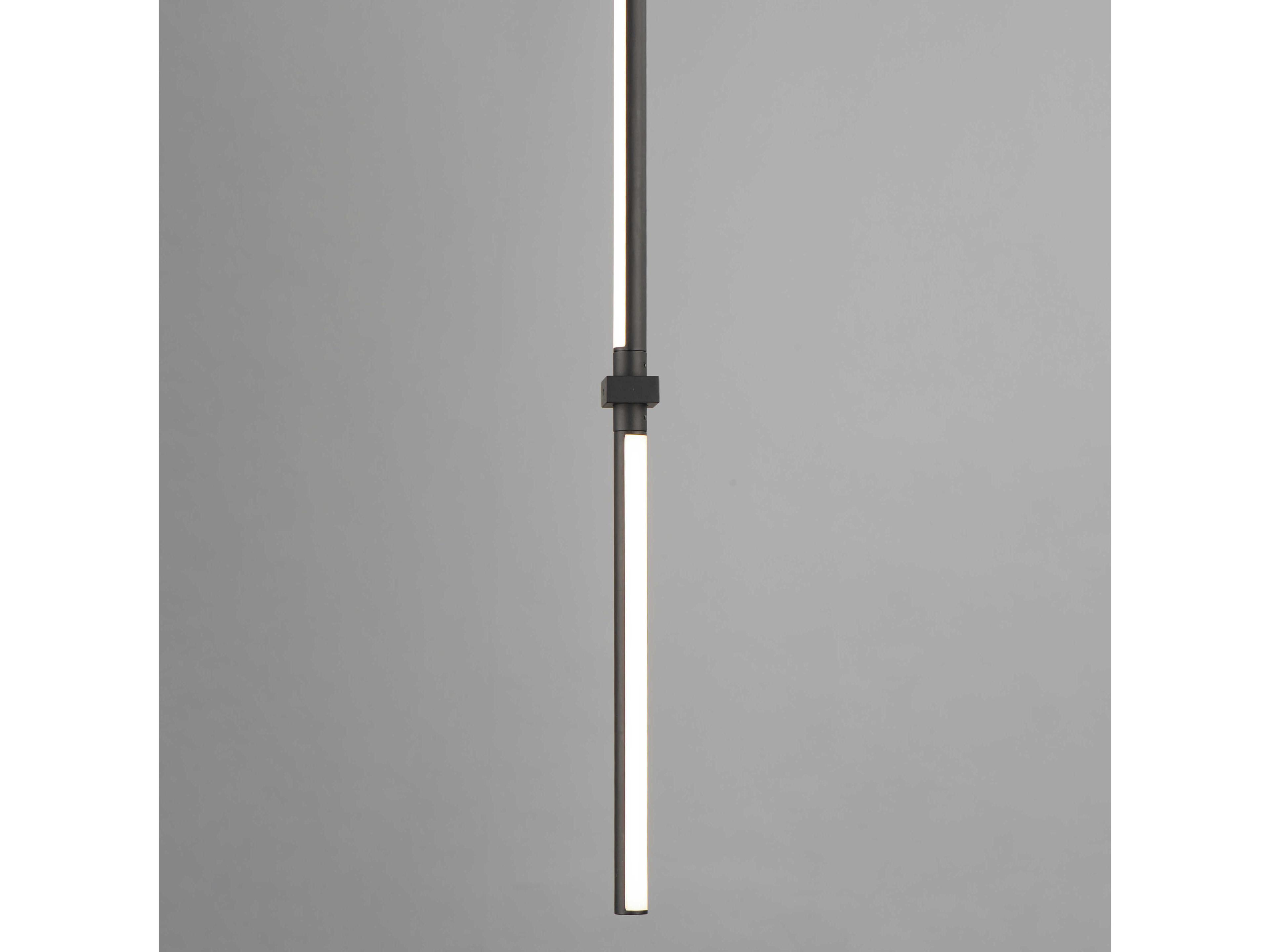 ET2 3-Light Black LED Linear Mini Pendant