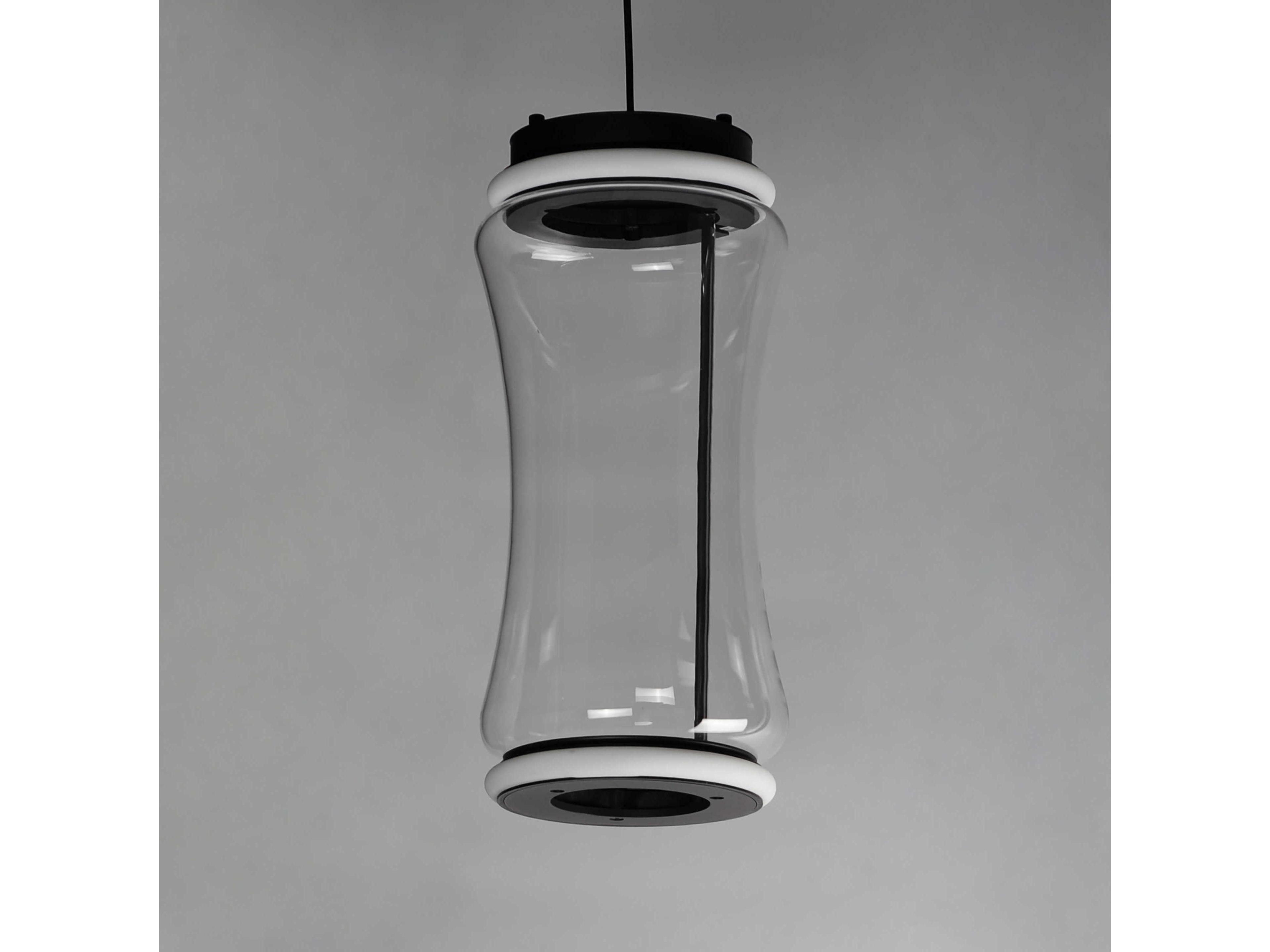 ET2 2-Light Black Cylinder Geometric Mini Pendant