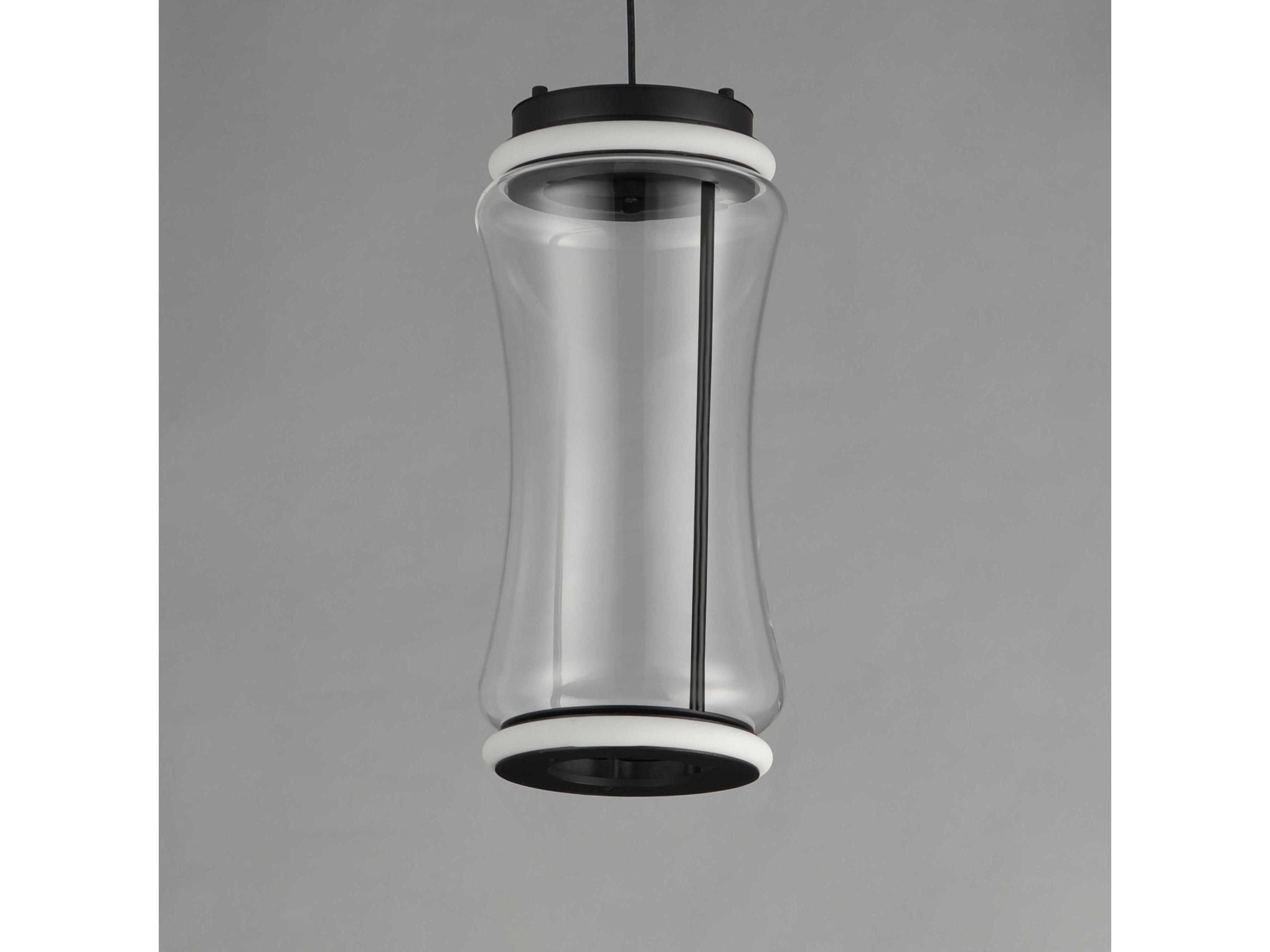 ET2 2-Light Black Cylinder Geometric Mini Pendant