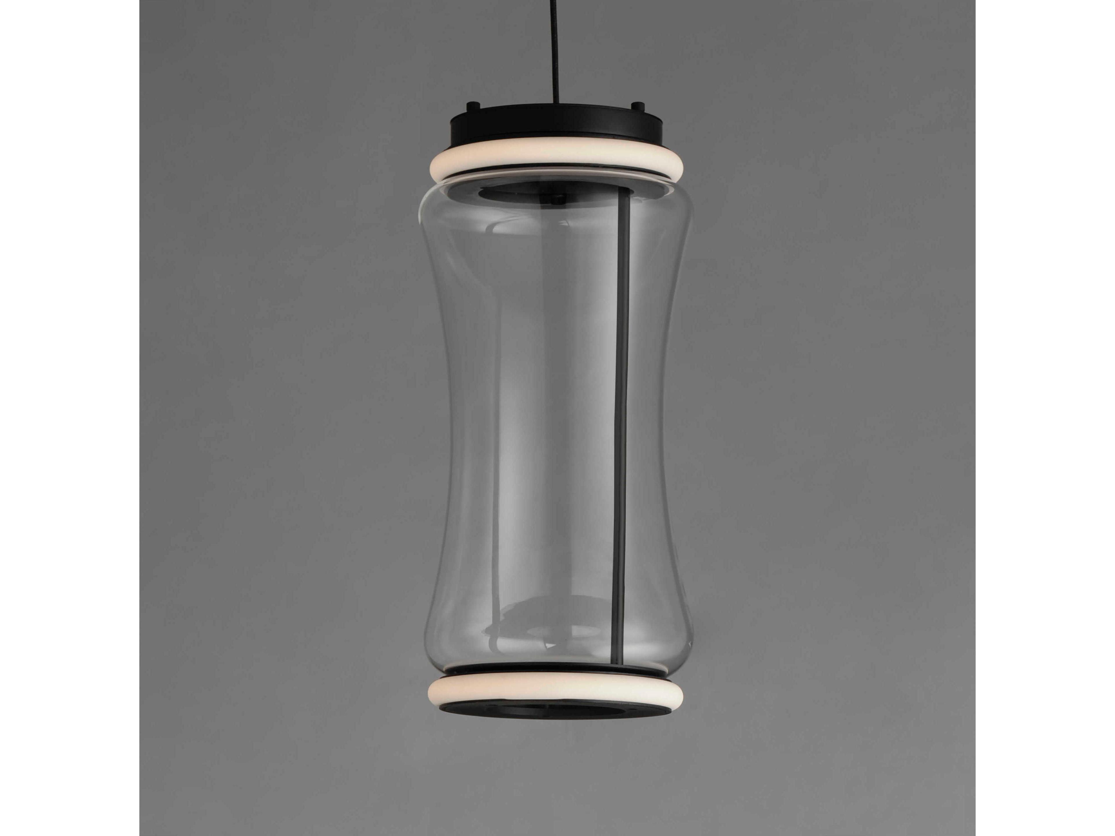 ET2 2-Light Black Cylinder Geometric Mini Pendant