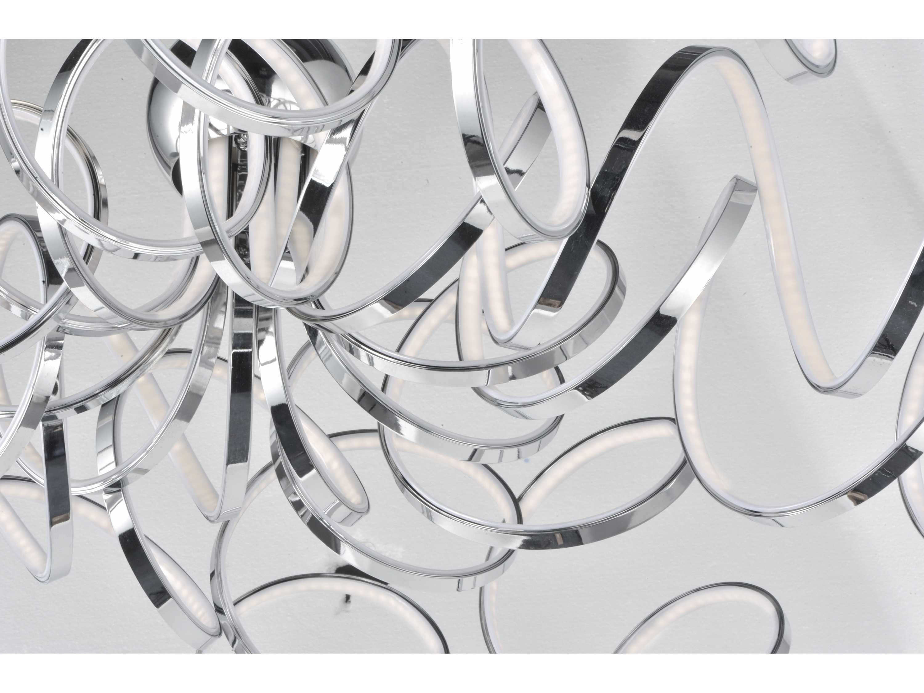 ET2 Chaos 9-Light Polished Chrome LED Sputnik Pendant