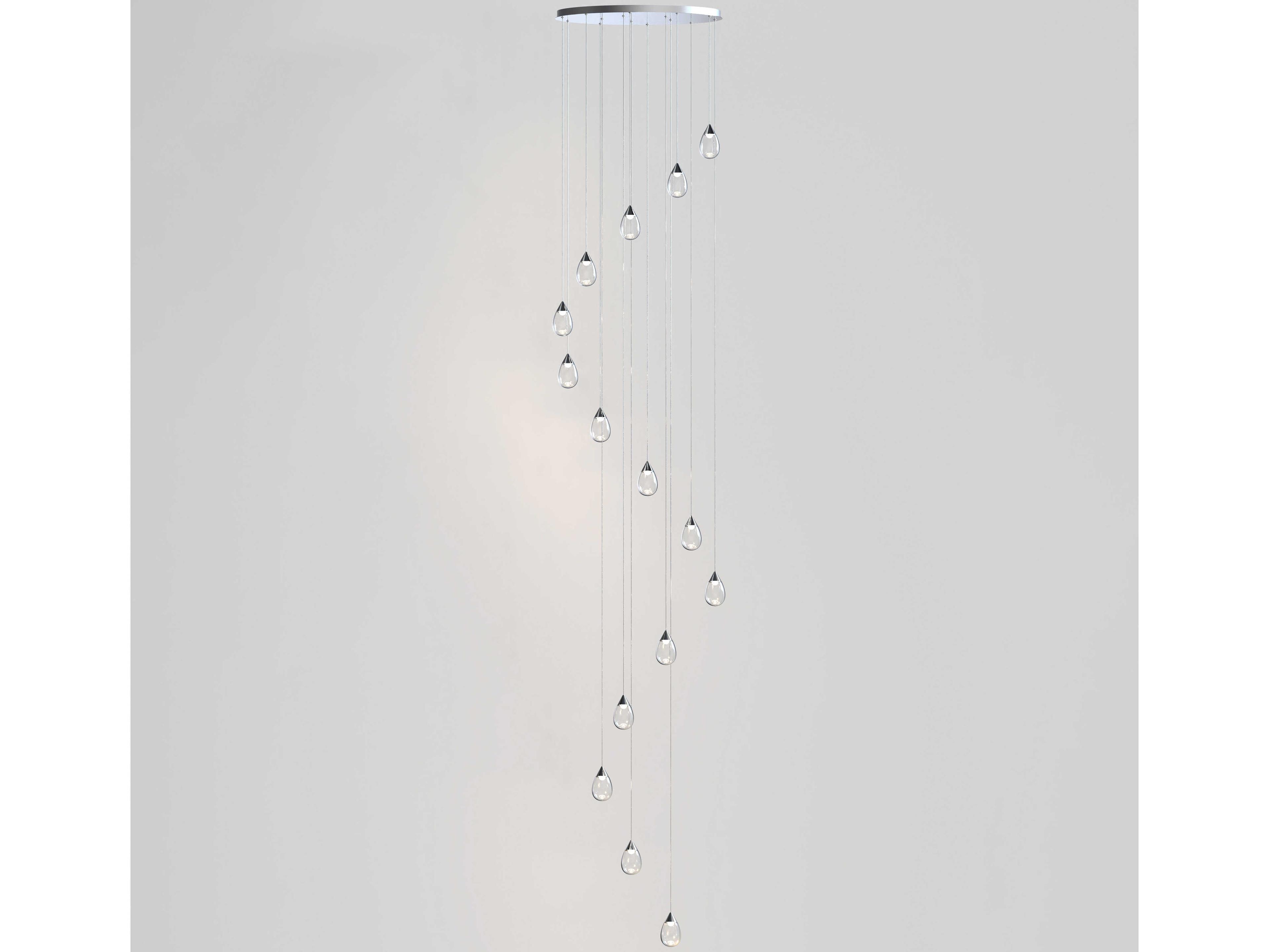 ET2 Dewdrop 15-Light Polished Chrome Pendant