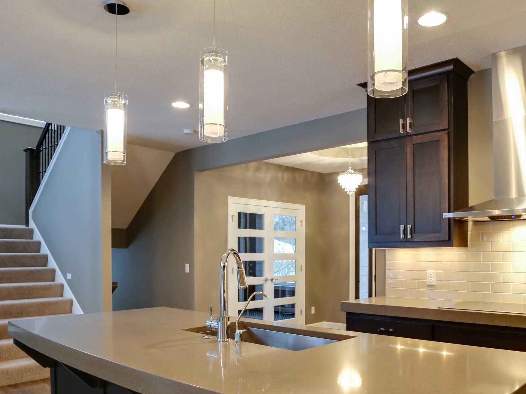 ET2 1-Light Polished Chrome Glass Cylinder Mini Pendant