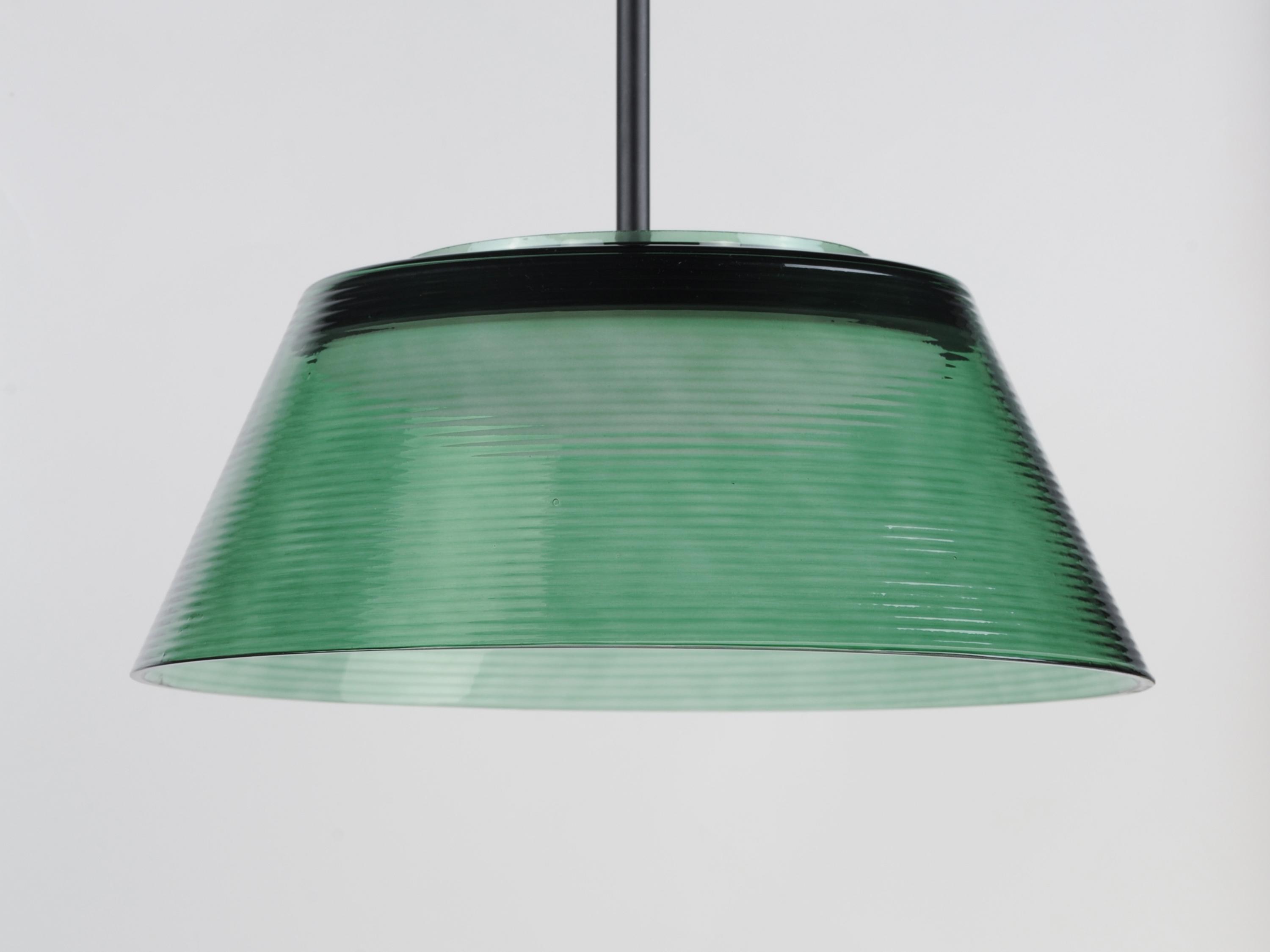 ET2 Jensen 1-Light Black Green Pendant
