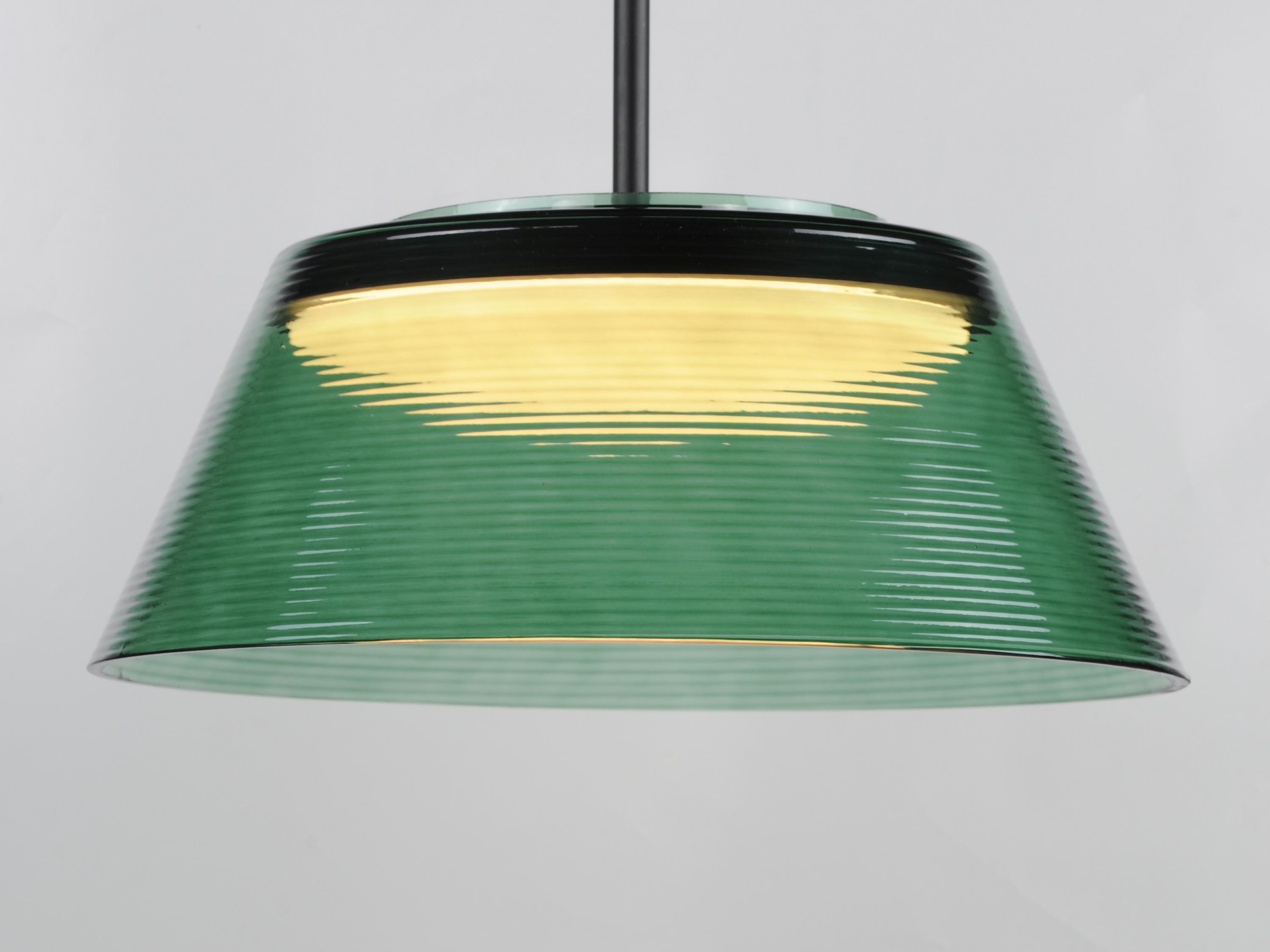 ET2 Jensen 1-Light Black Green Pendant