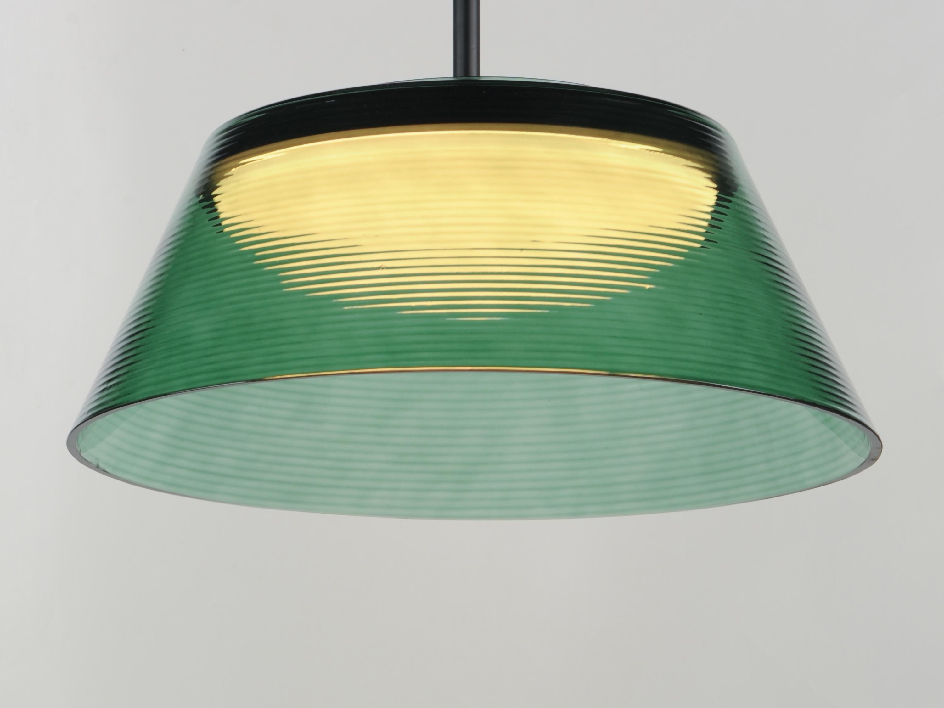 ET2 Jensen 1-Light Black Green Pendant