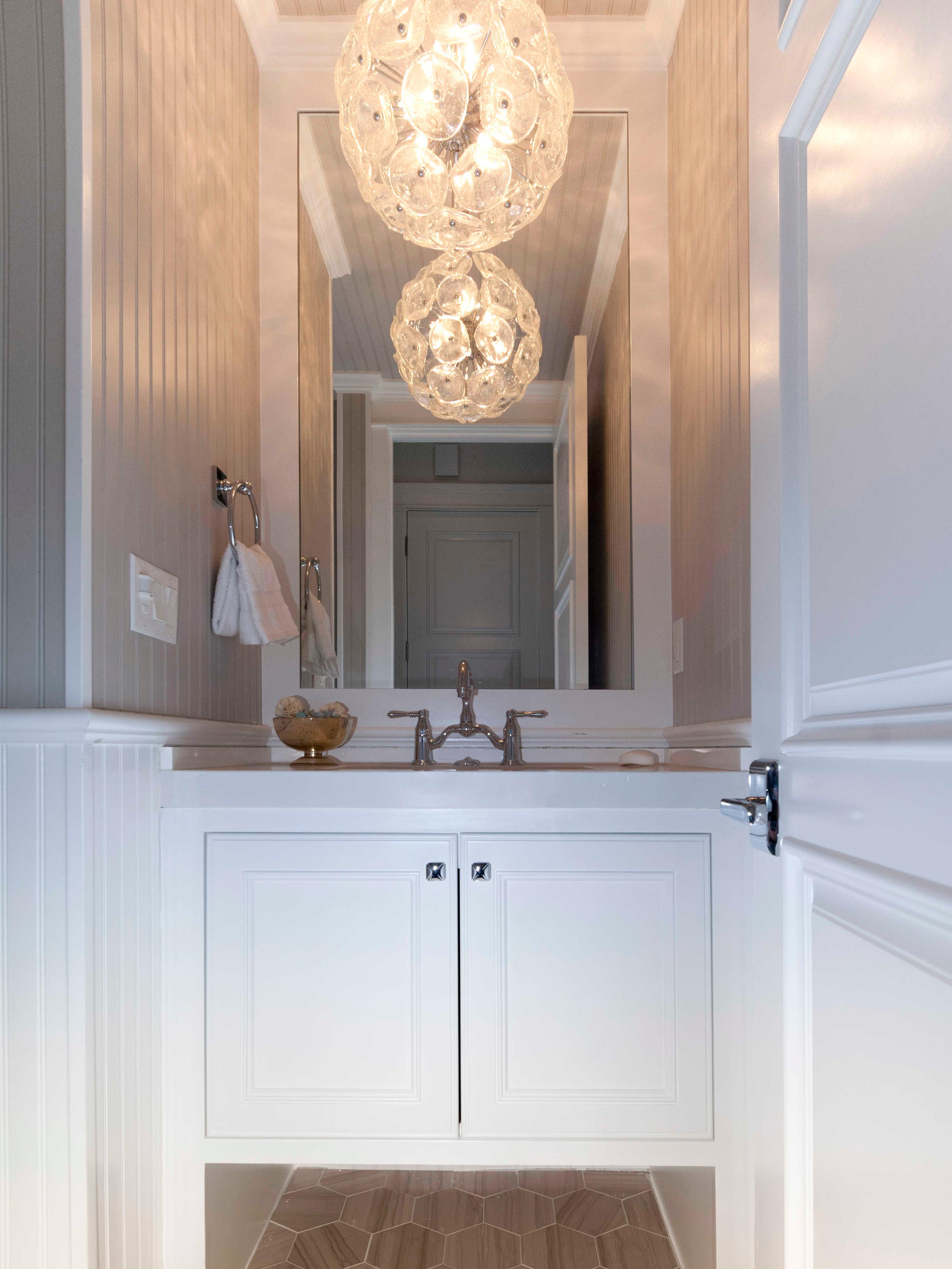 ET2 Fiori 20-Light Polished Chrome Glass Globe Pendant