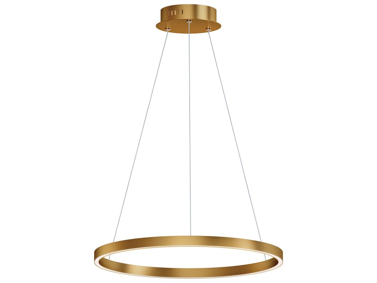 ET2 Groove 1-Light Gold LED Pendant
