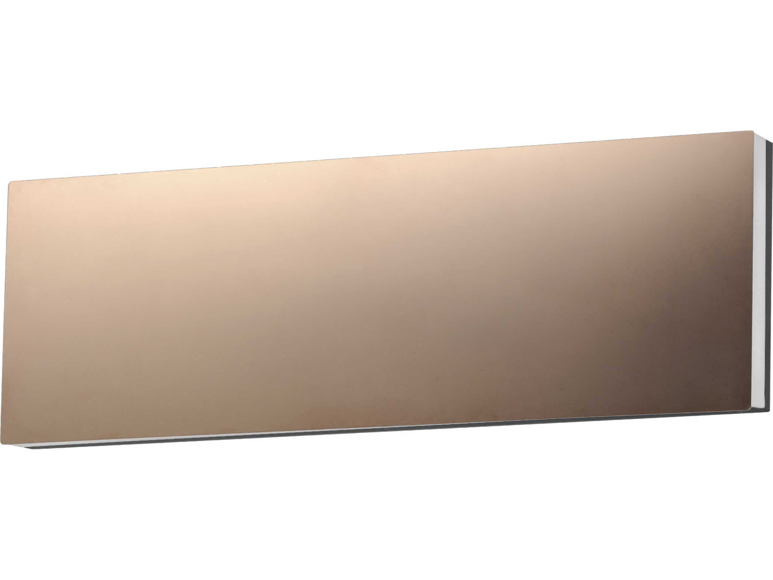 ET2 Embosse 1-Light Polished Bronze LED Vanity Light