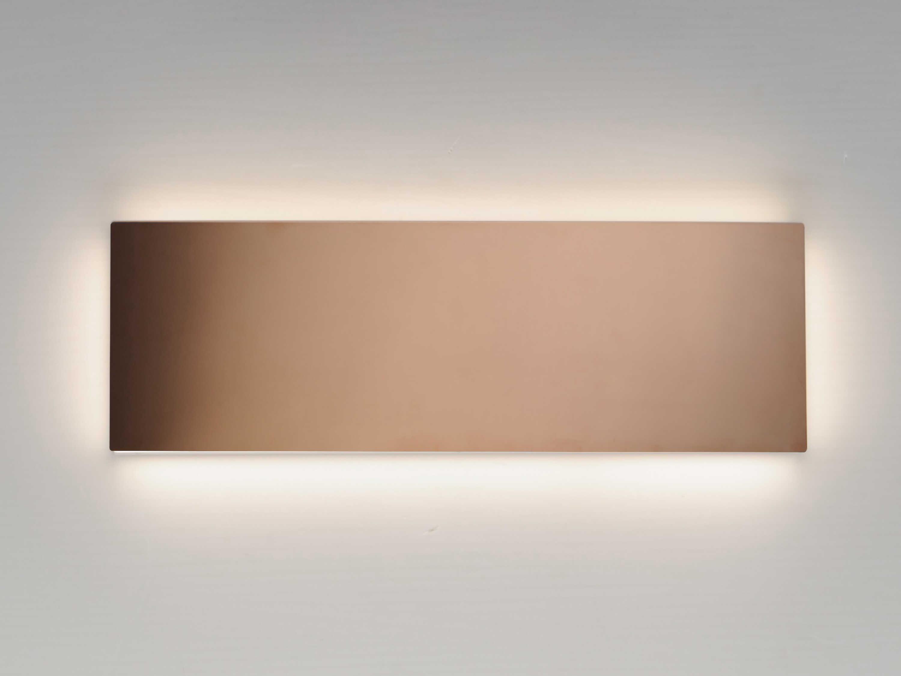 ET2 Embosse 1-Light Polished Bronze LED Vanity Light