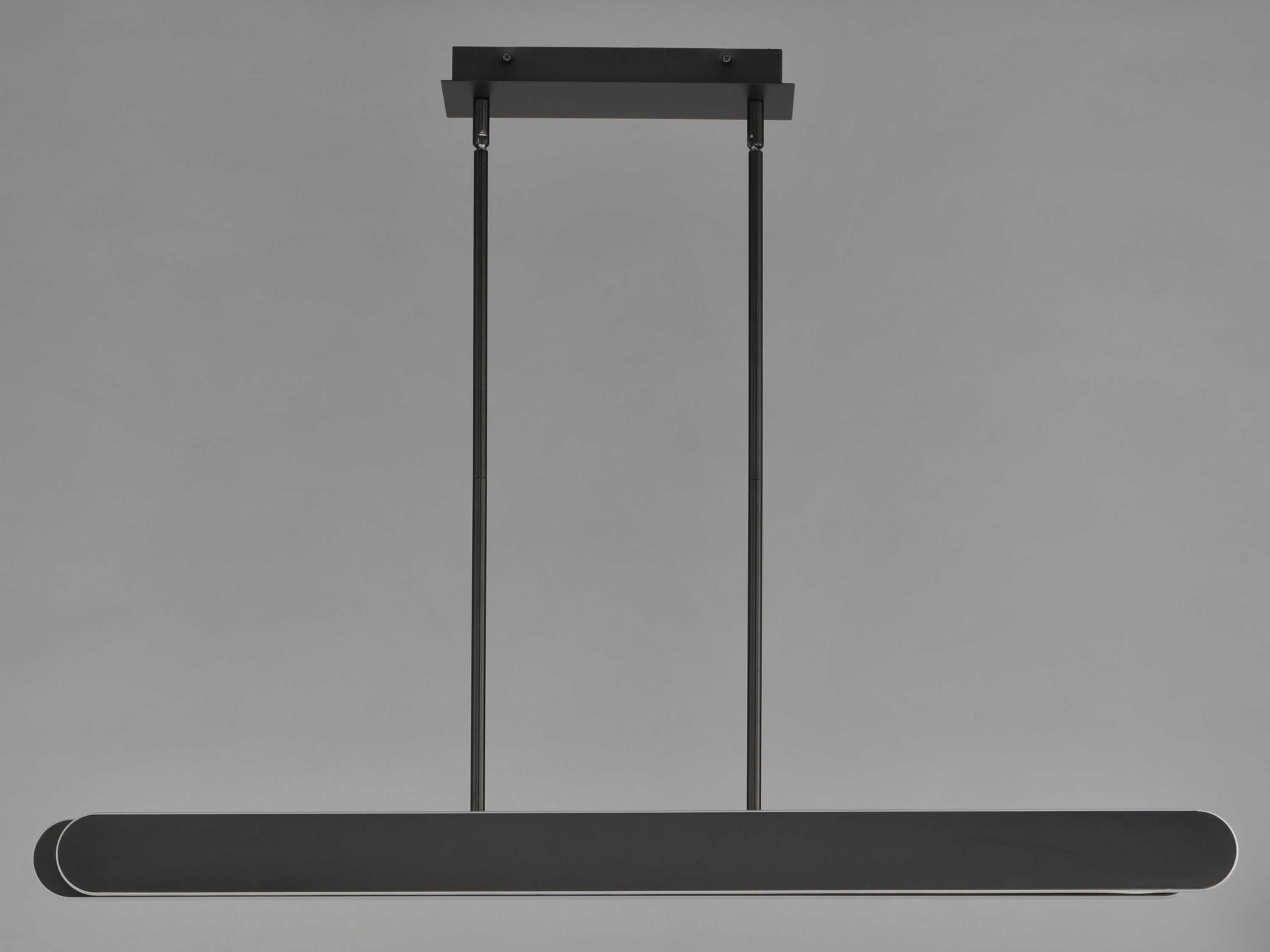 ET2 Belt 2-Light Black Linear Island Pendant